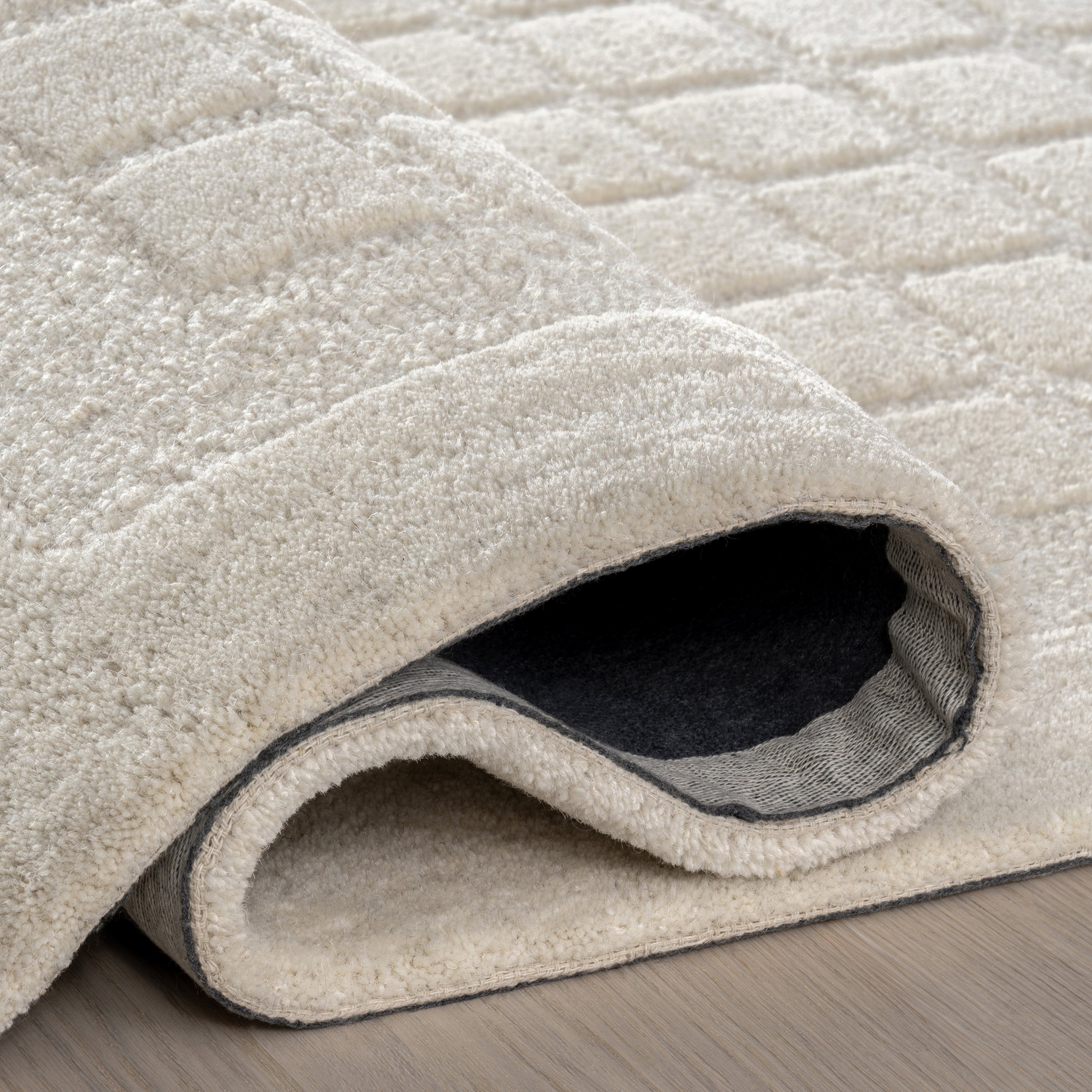 Fritz Checkered Wool Area Rug - Image 4