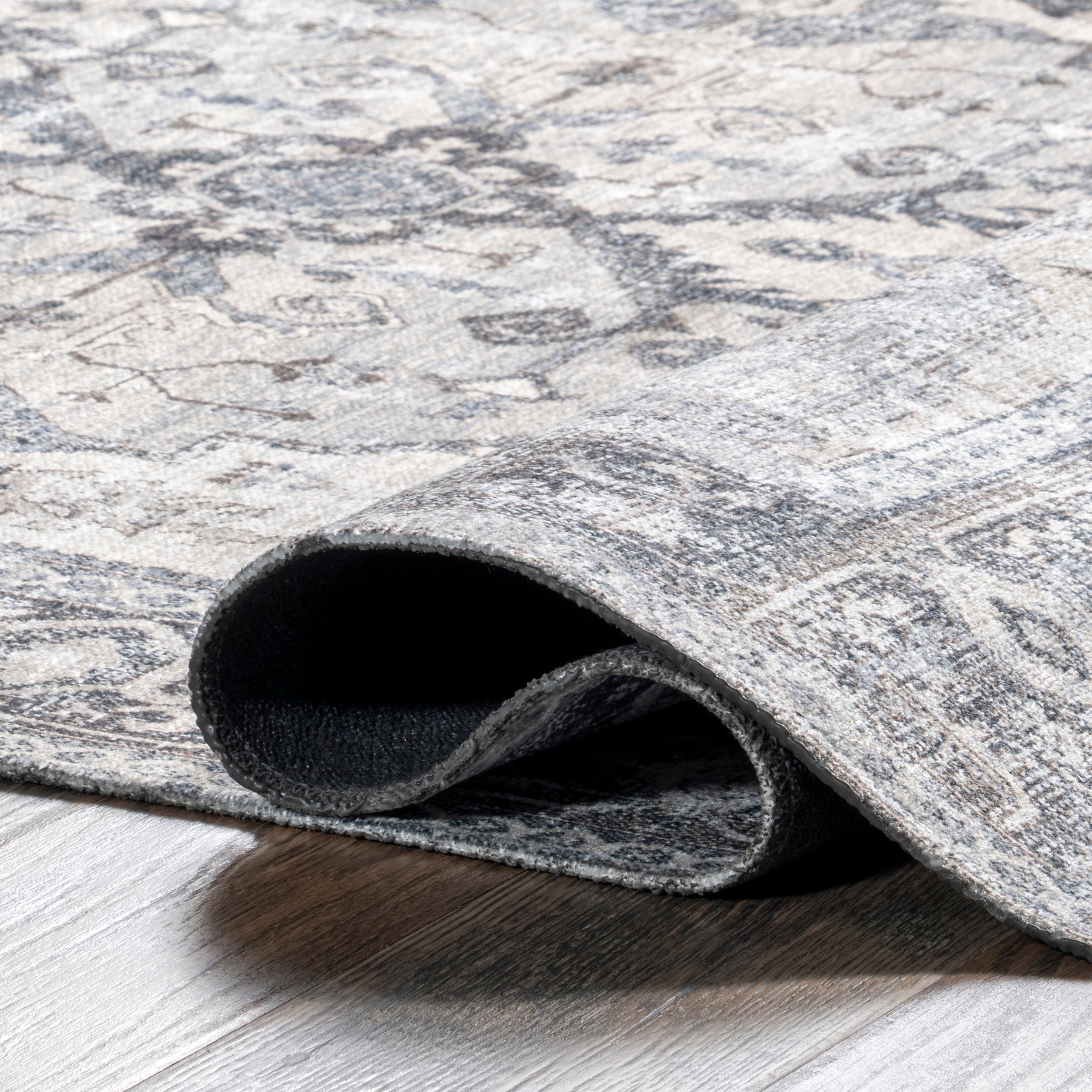 Larkspur Persian Fringed Machine Washable Area Rug - Image 4
