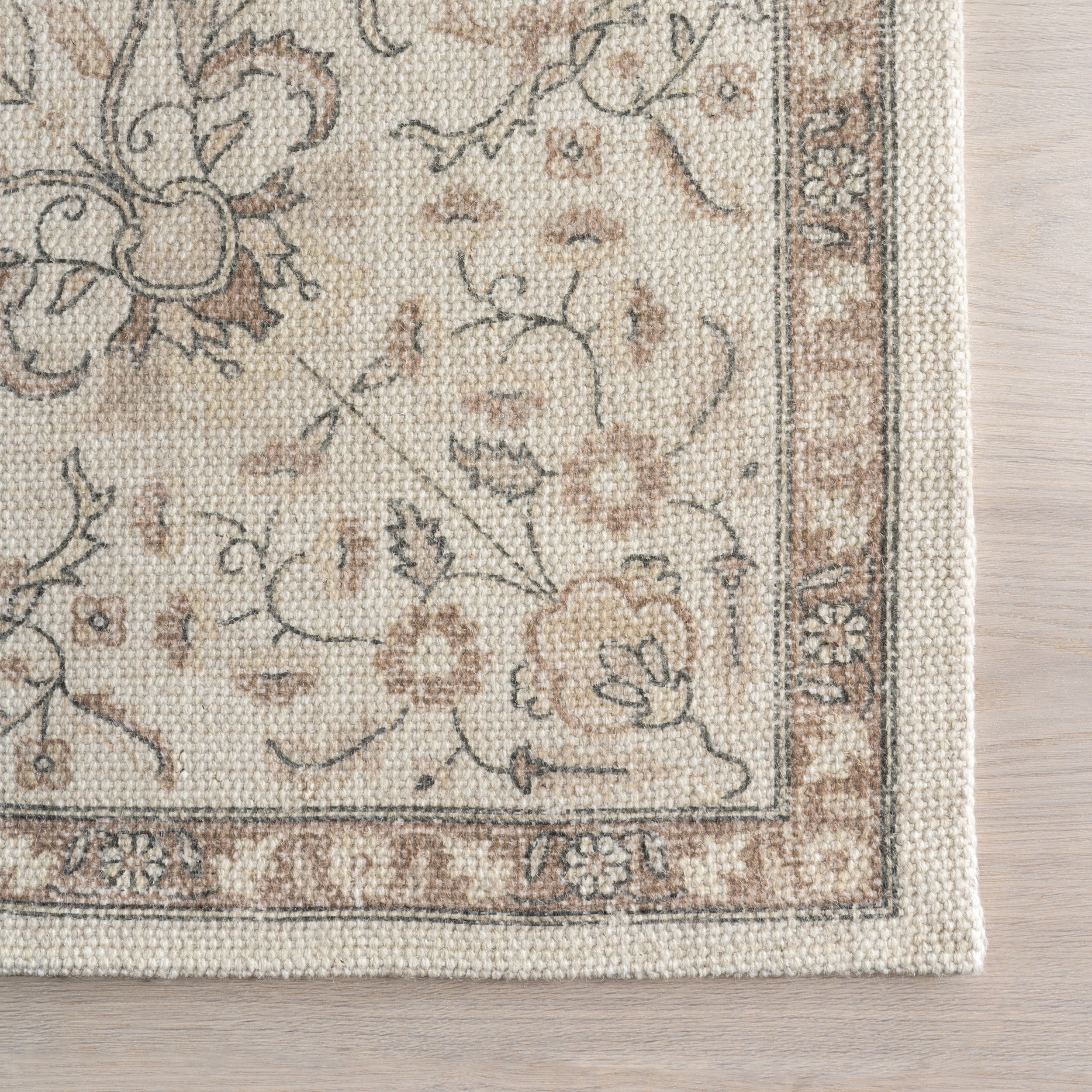 Princesa Medallion Wool and Cotton Area Rug - Image 6