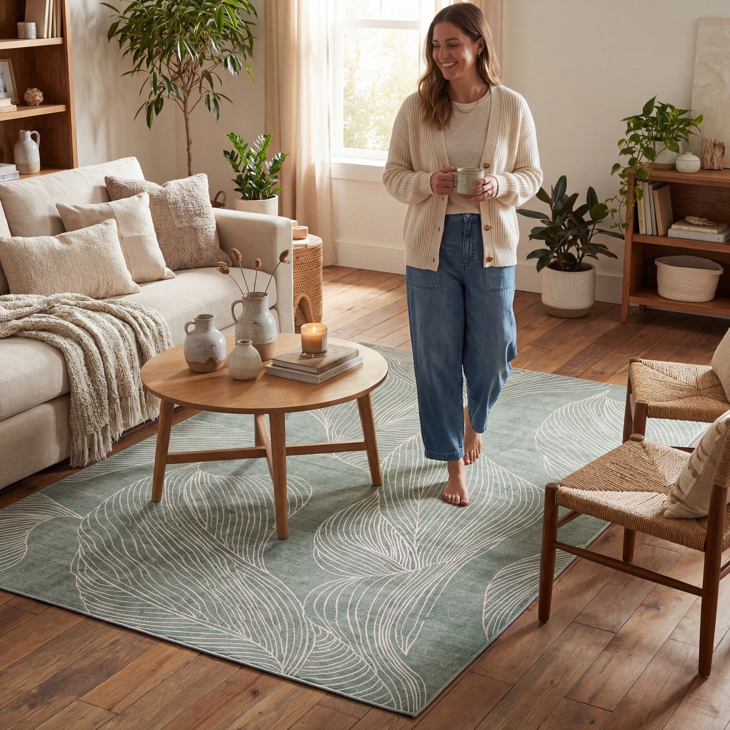 Nuloom Daphina Abstract Washable Rug - Image 7
