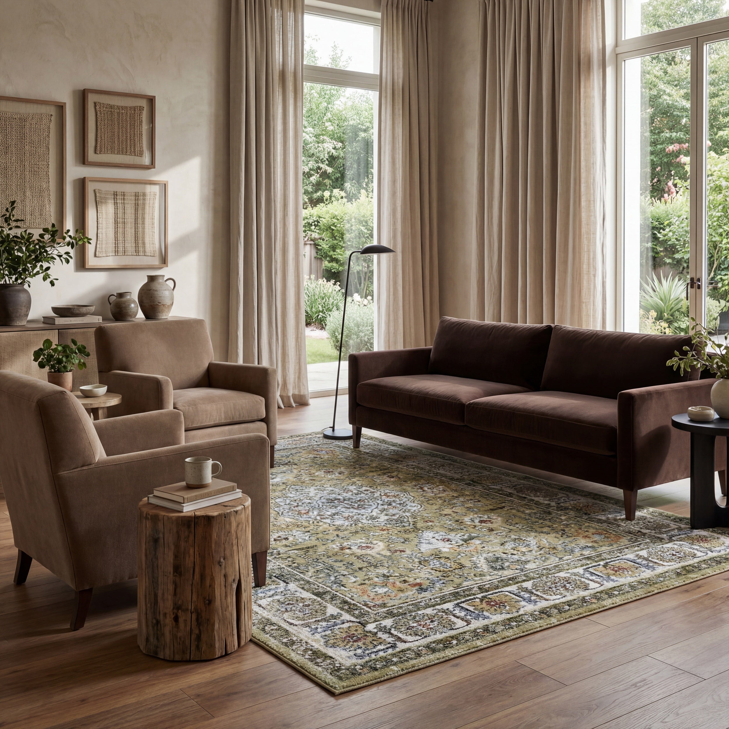 Valencia Traditional Persian Machine Washable Area Rug - Image 12