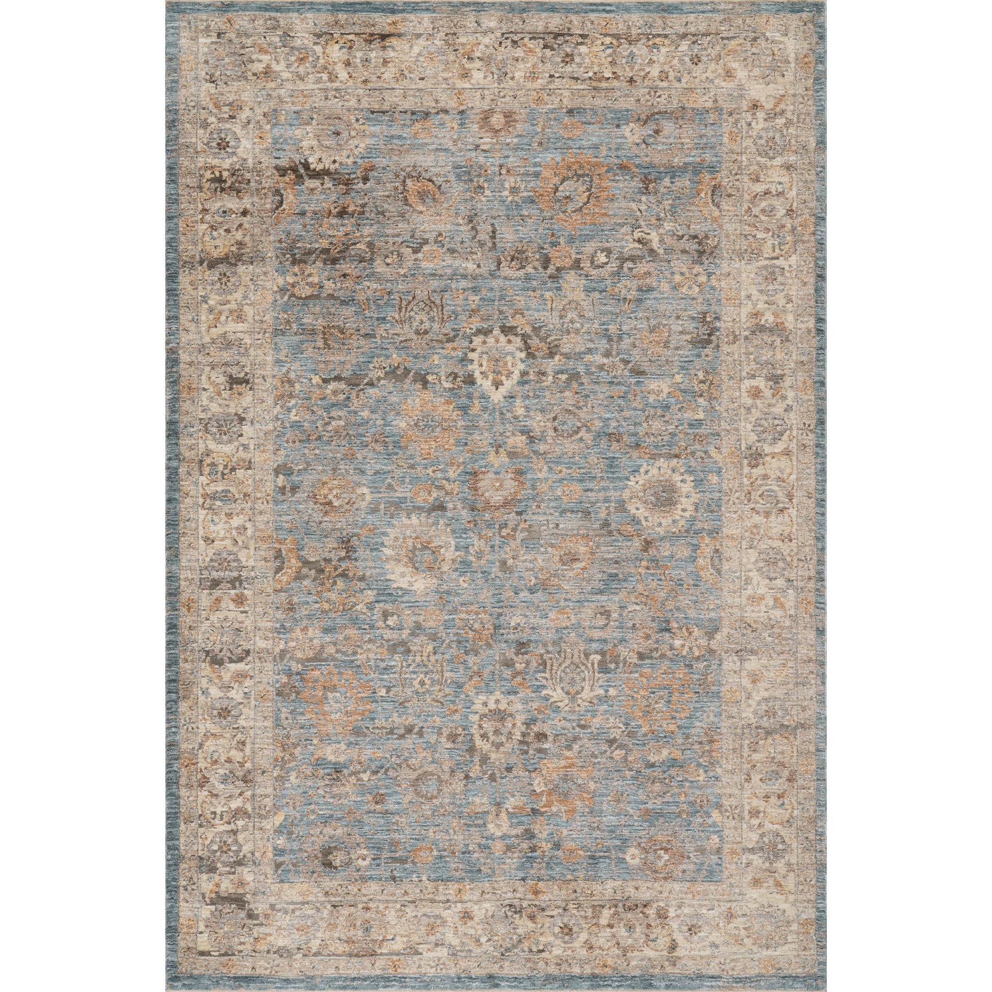 Nuloom Zerivah Traditional Vintage Floral Area Rug