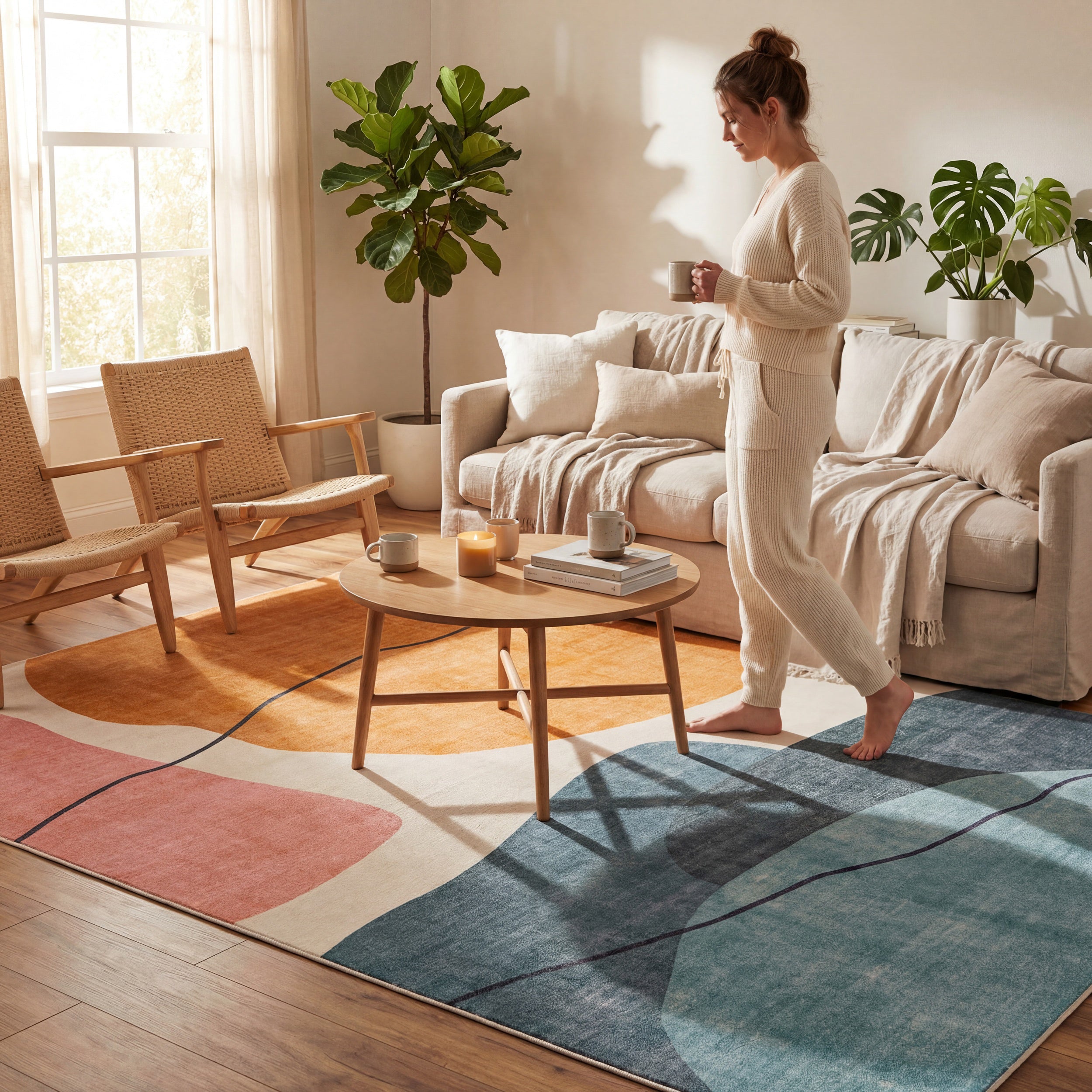 Nuloom Novessa Abstract Washable Rug - Image 7