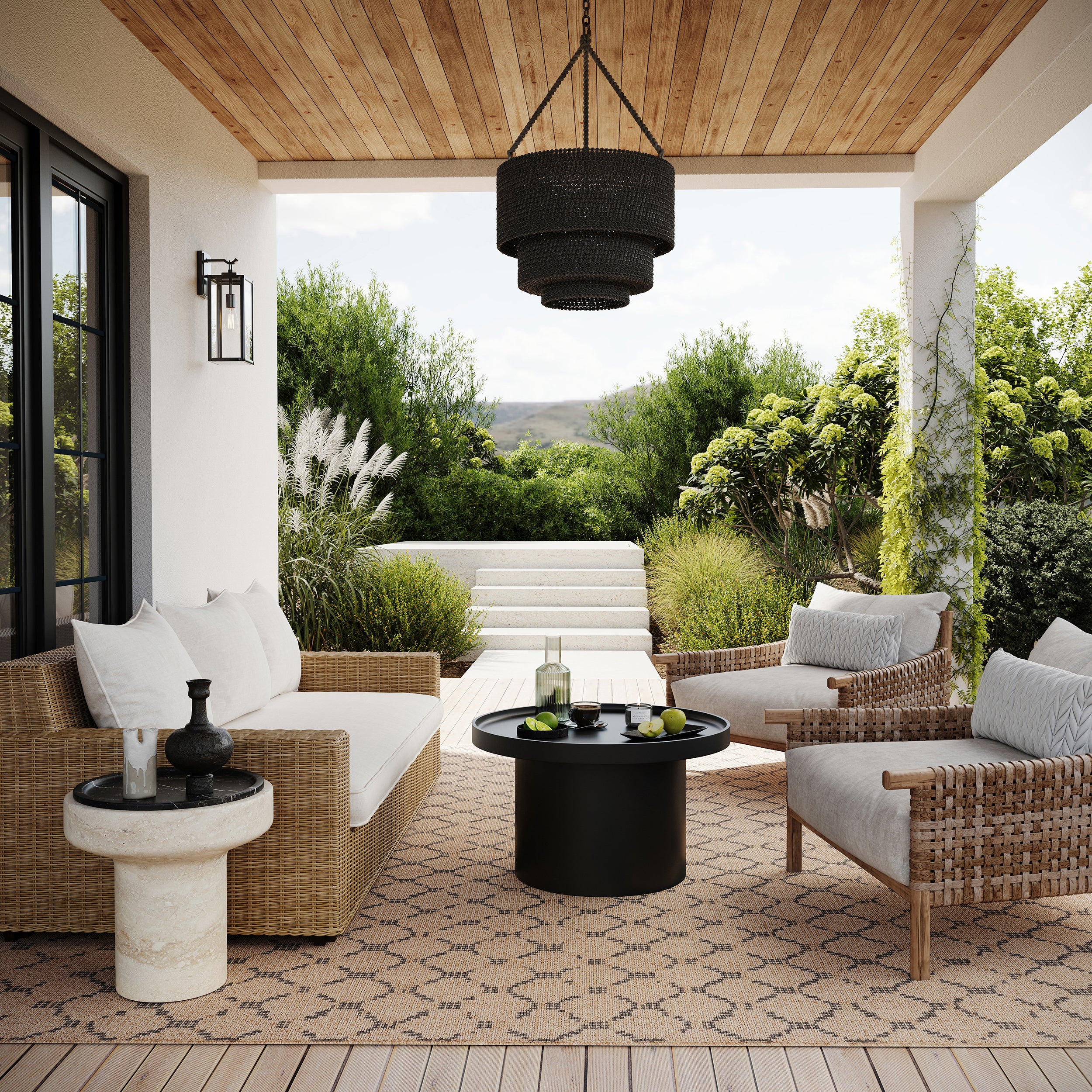 Nuloom Jorelia Contemporary Diamond Indoor/Outdoor Area Rug - Image 2