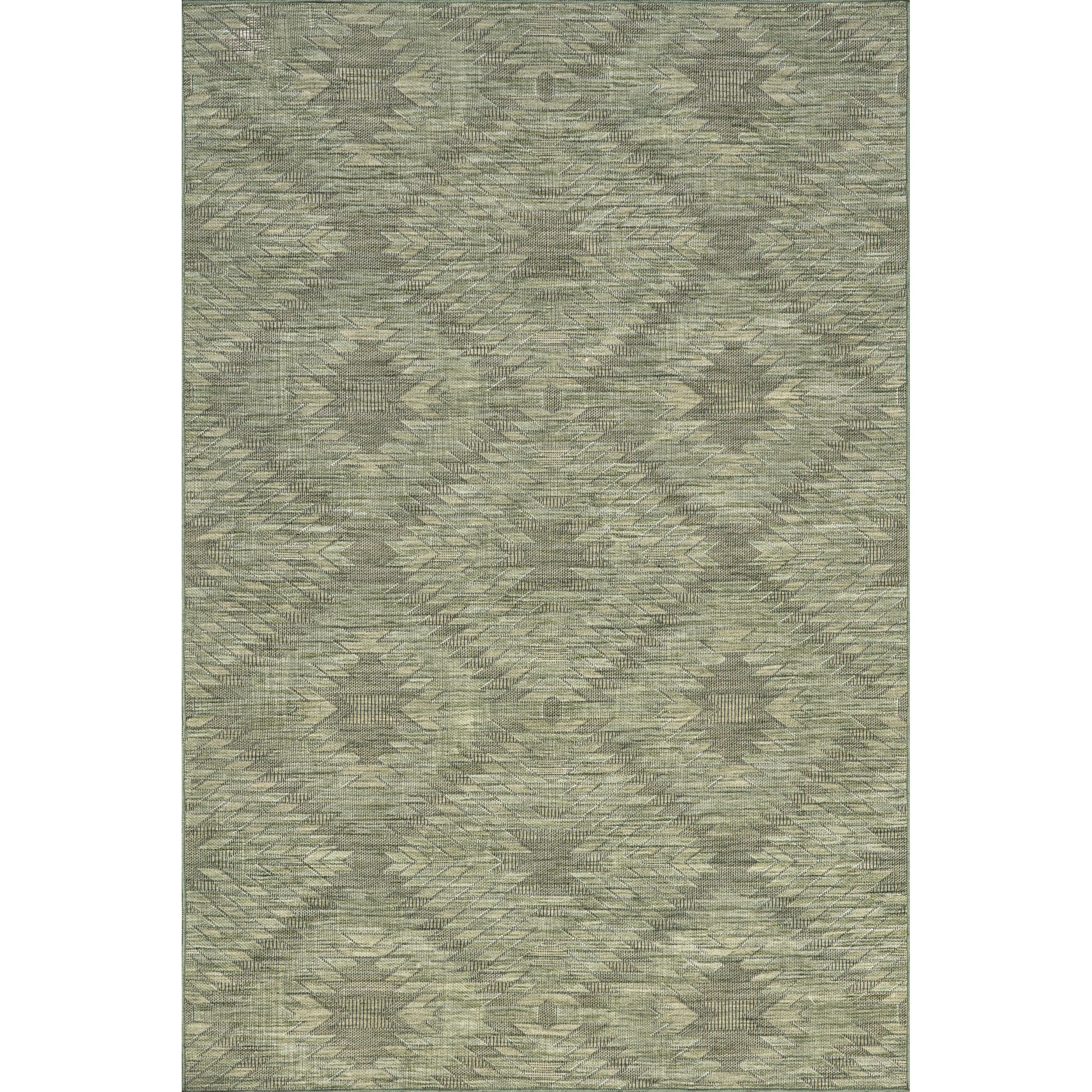 Alma Mid-Century Modern Machine Washable Area Rug