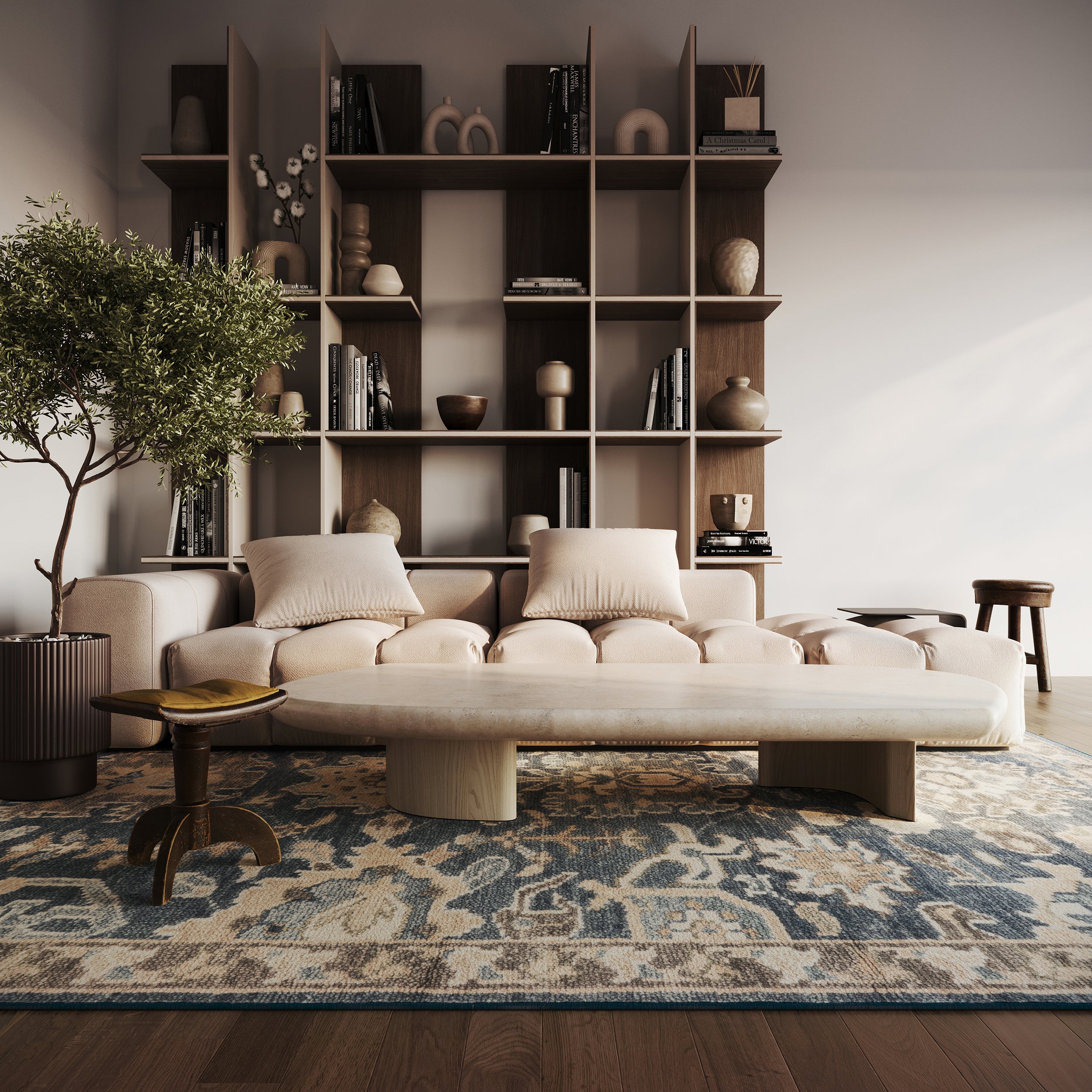 Nuloom Tirelle Hand Knotted Wool Area Rug - Image 2