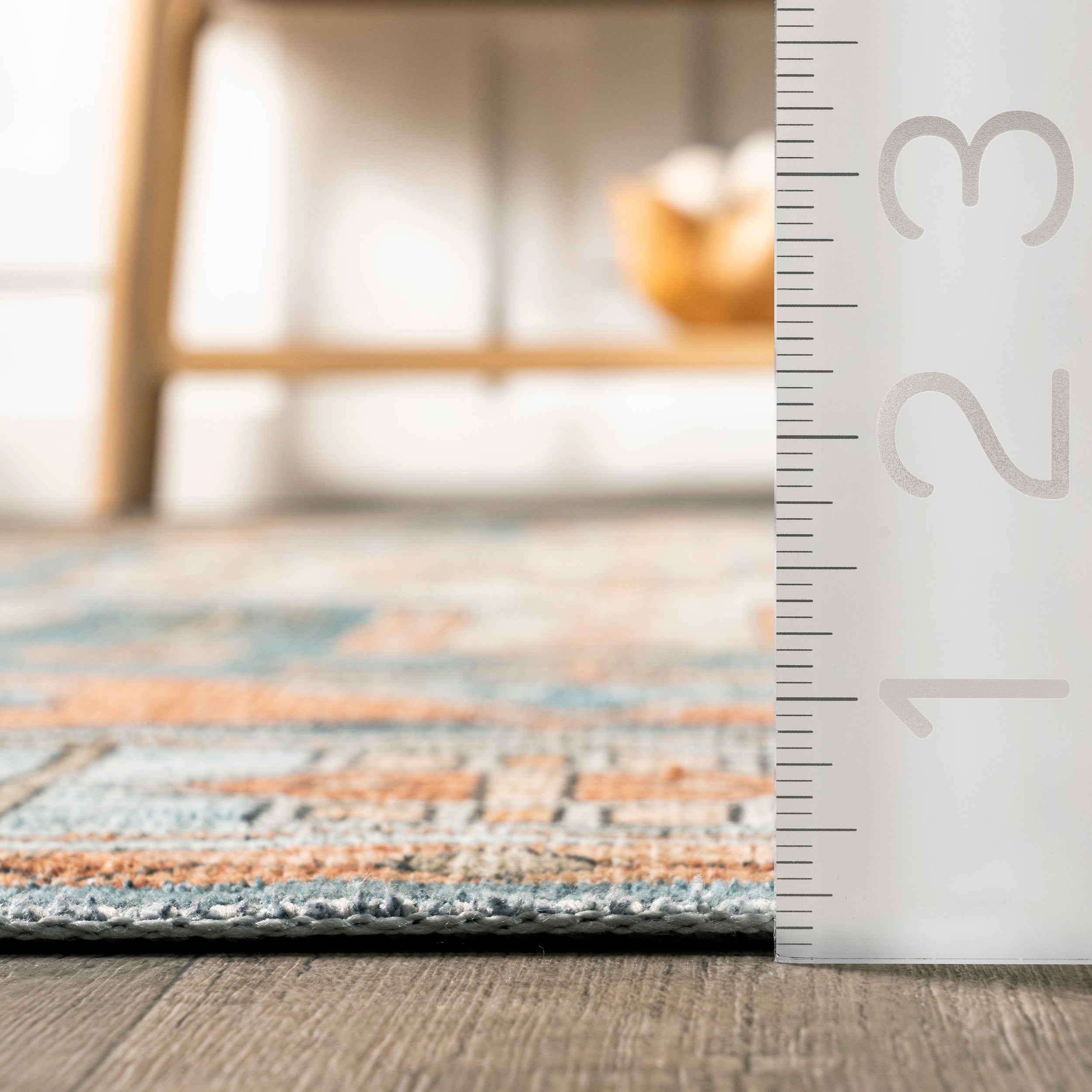 Heidy Vintage Traditional Machine Washable Area Rug - Image 3