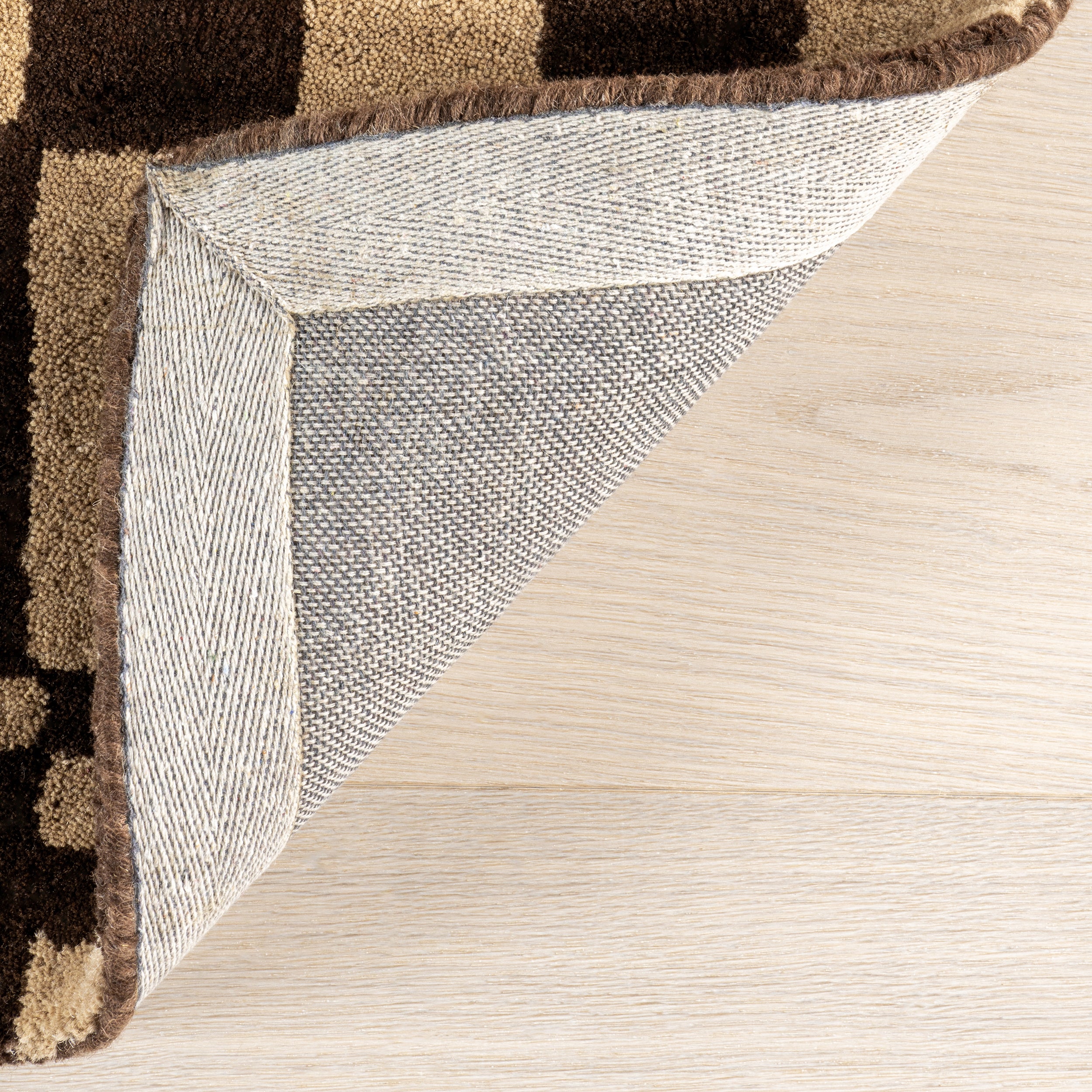 Kia Checkerboard Wool Area Rug - Image 16