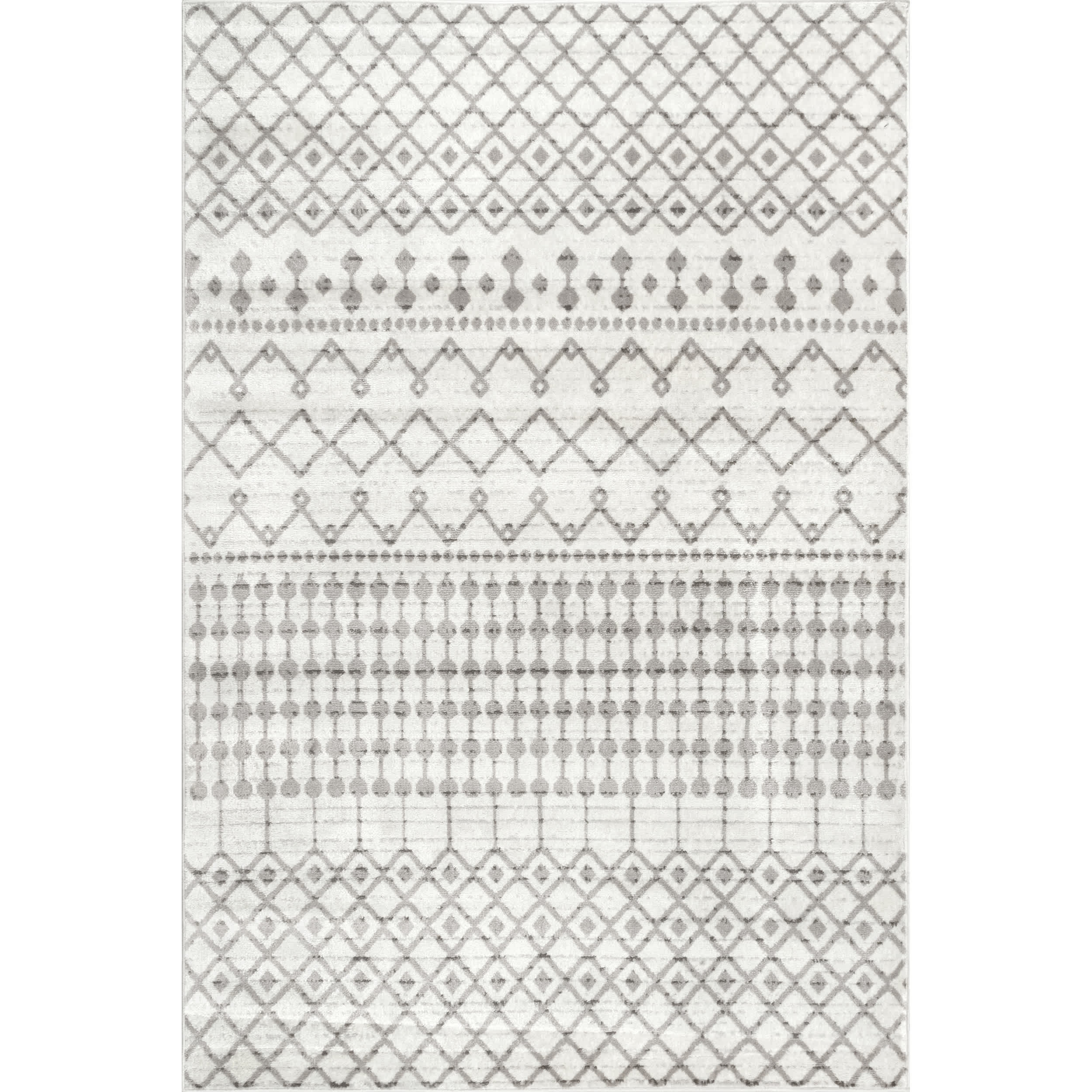 Kate Geometric Trellis Area Rug