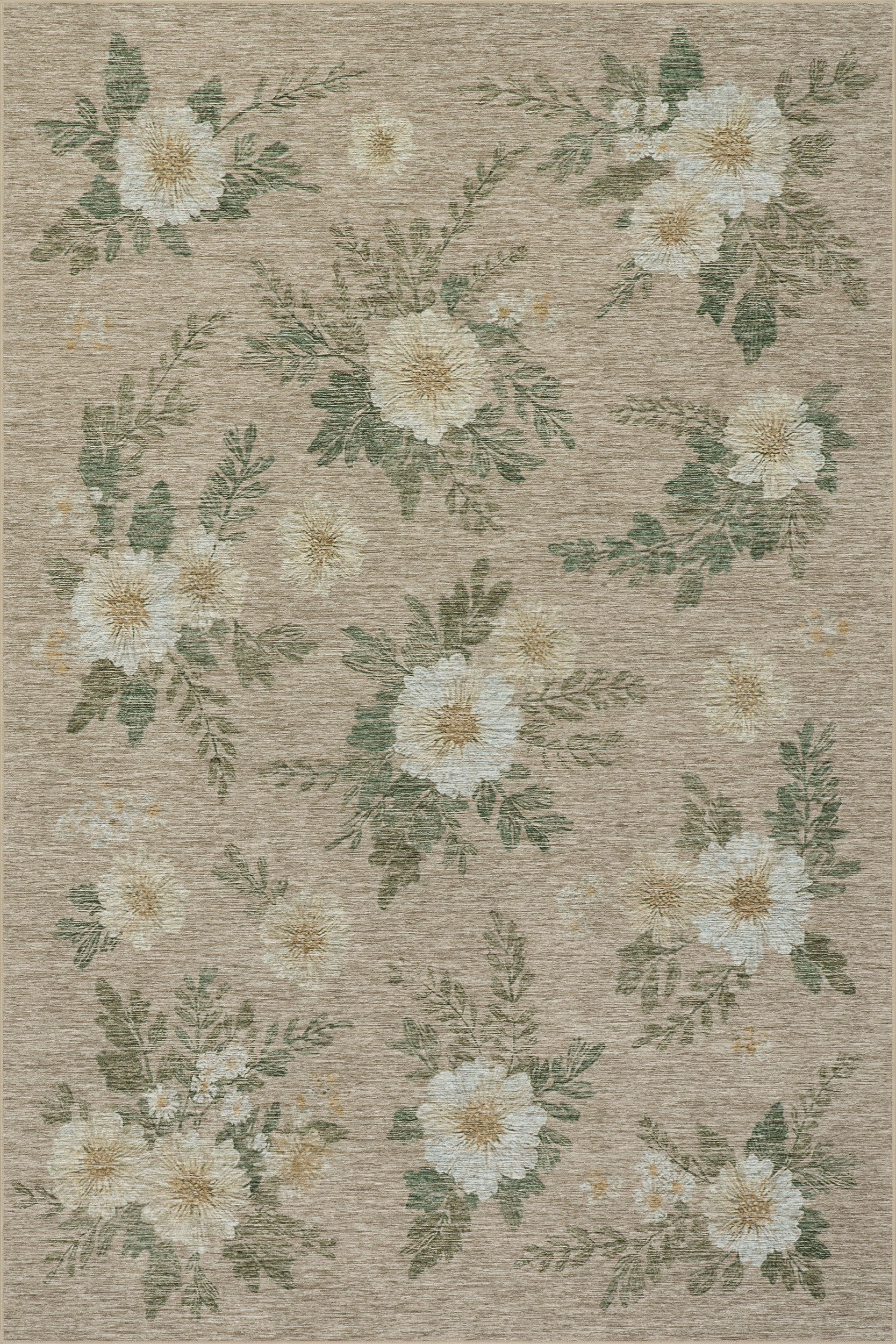 Nuloom Zanessa Floral Farmhouse Washable Area Rug - Image 8