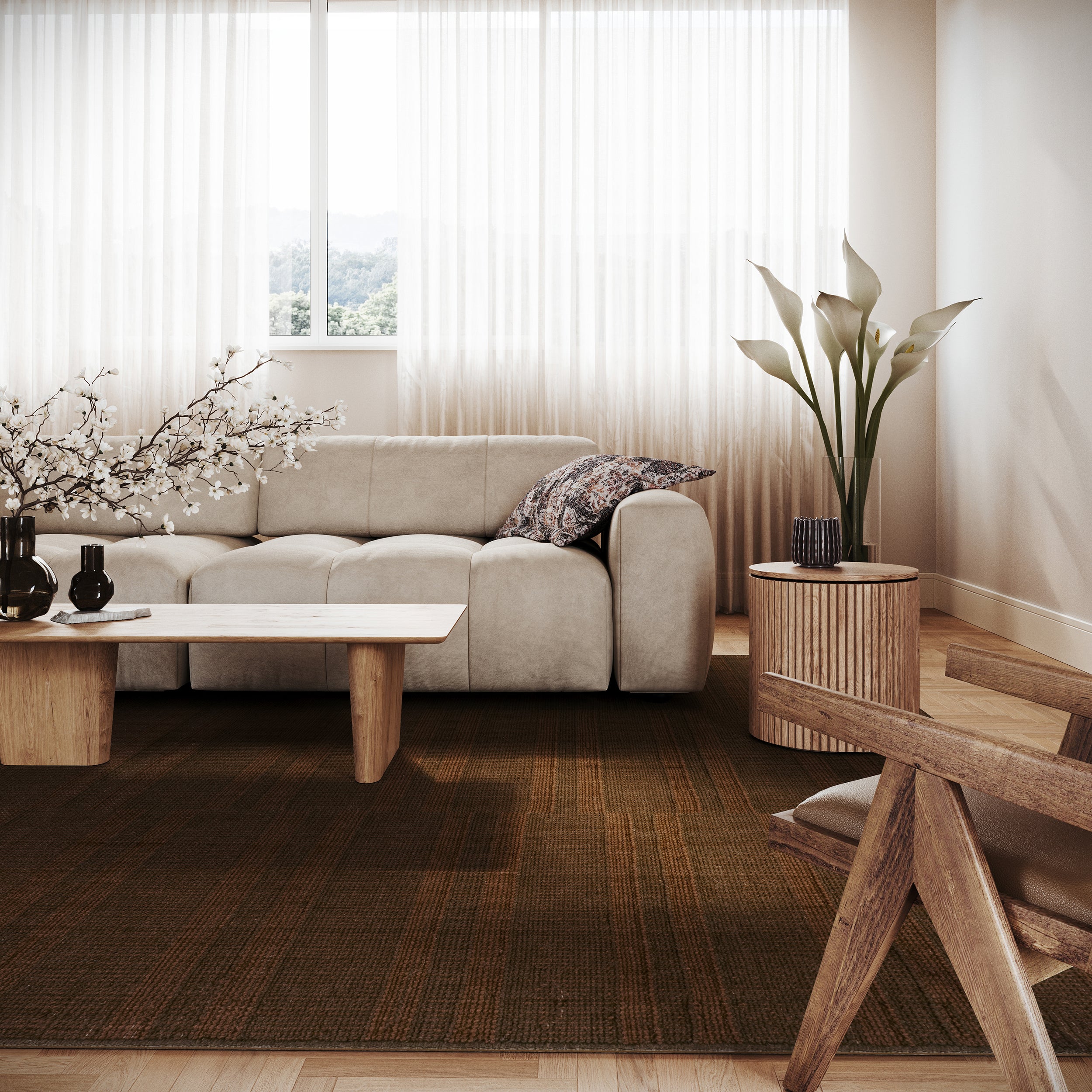 Nuloom Elisara Wool Modern Transitional Area Rug - Image 2