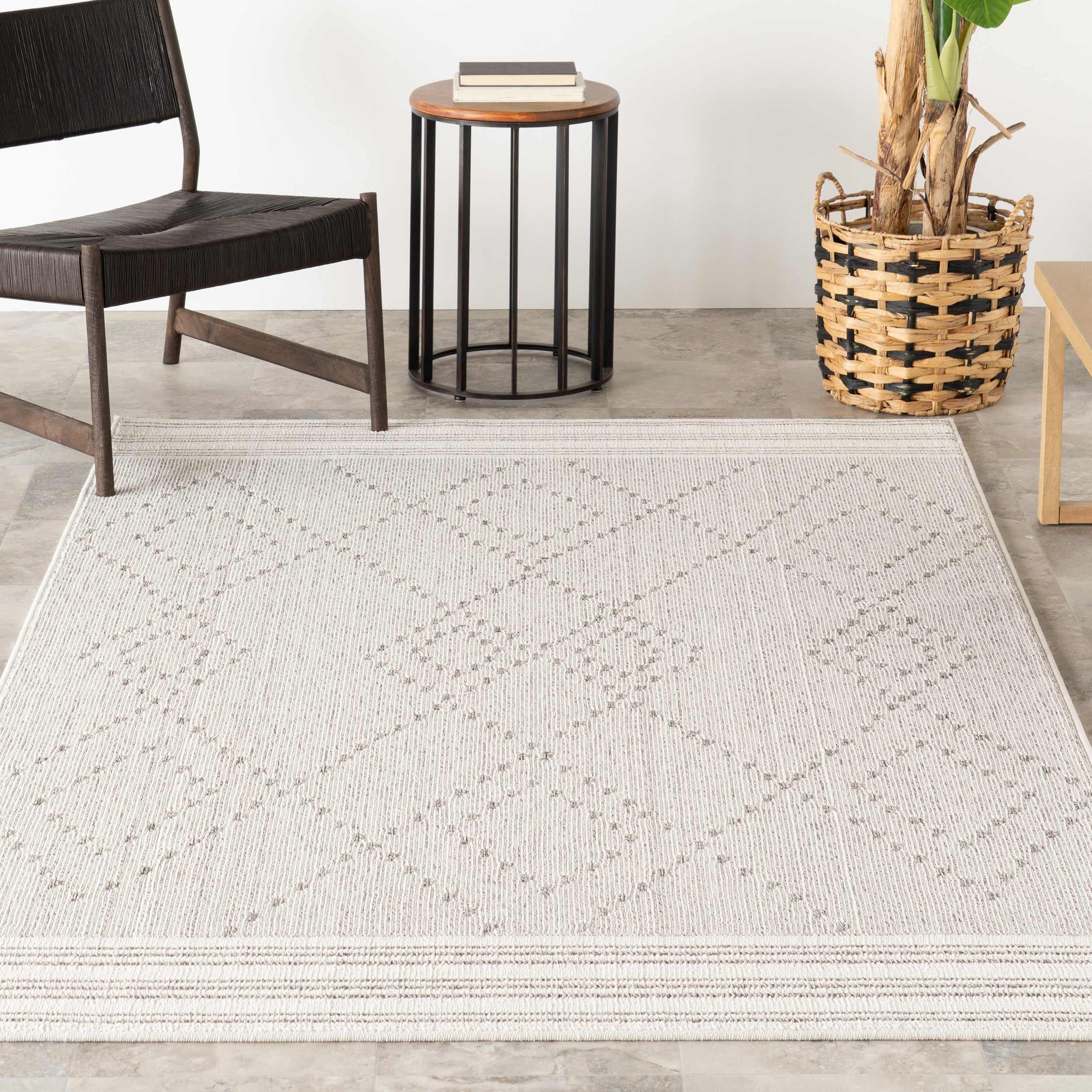 Jacinda Trellis Indoor/Outdoor Area Rug - Image 9
