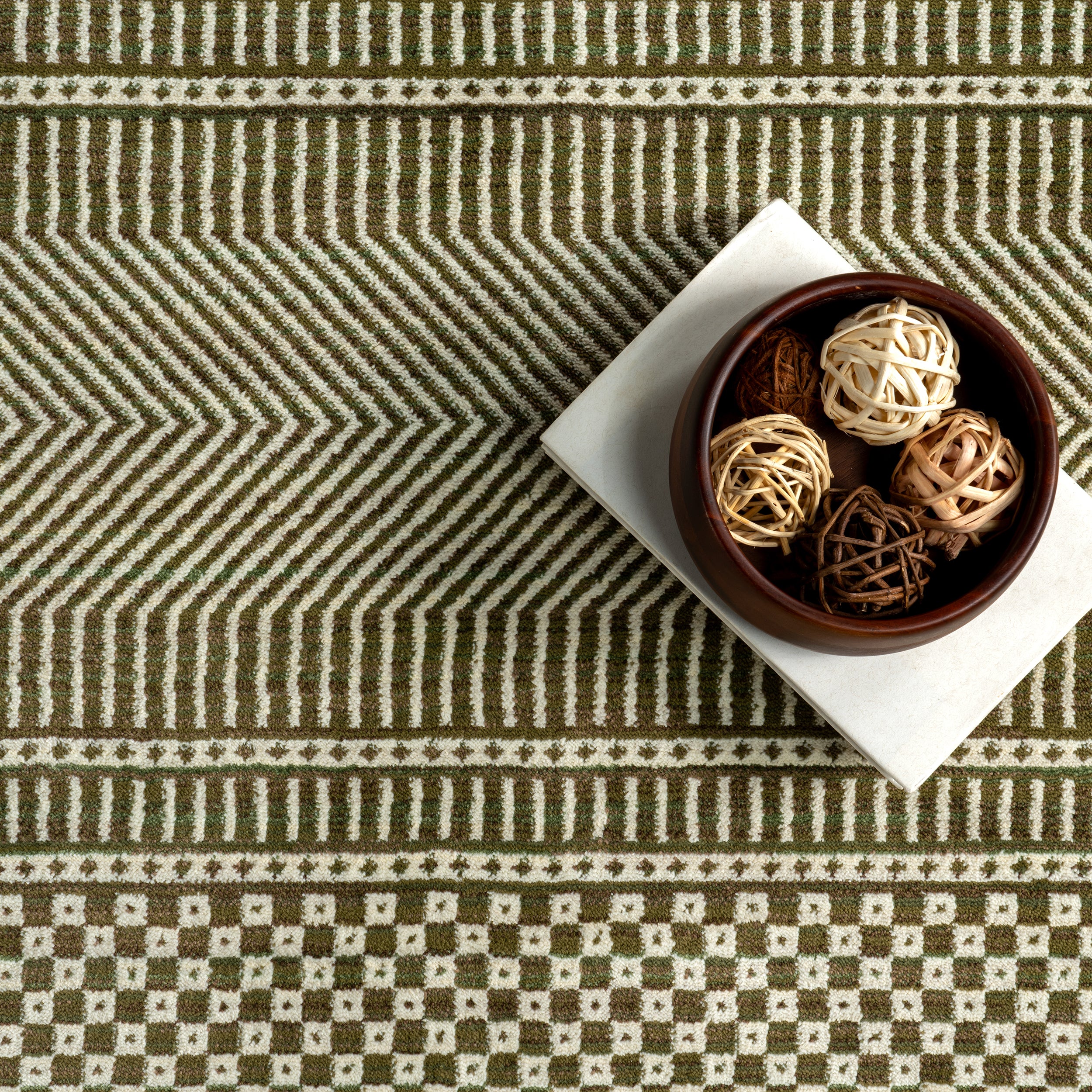 Lavender Geometric Fringe Area Rug - Image 24