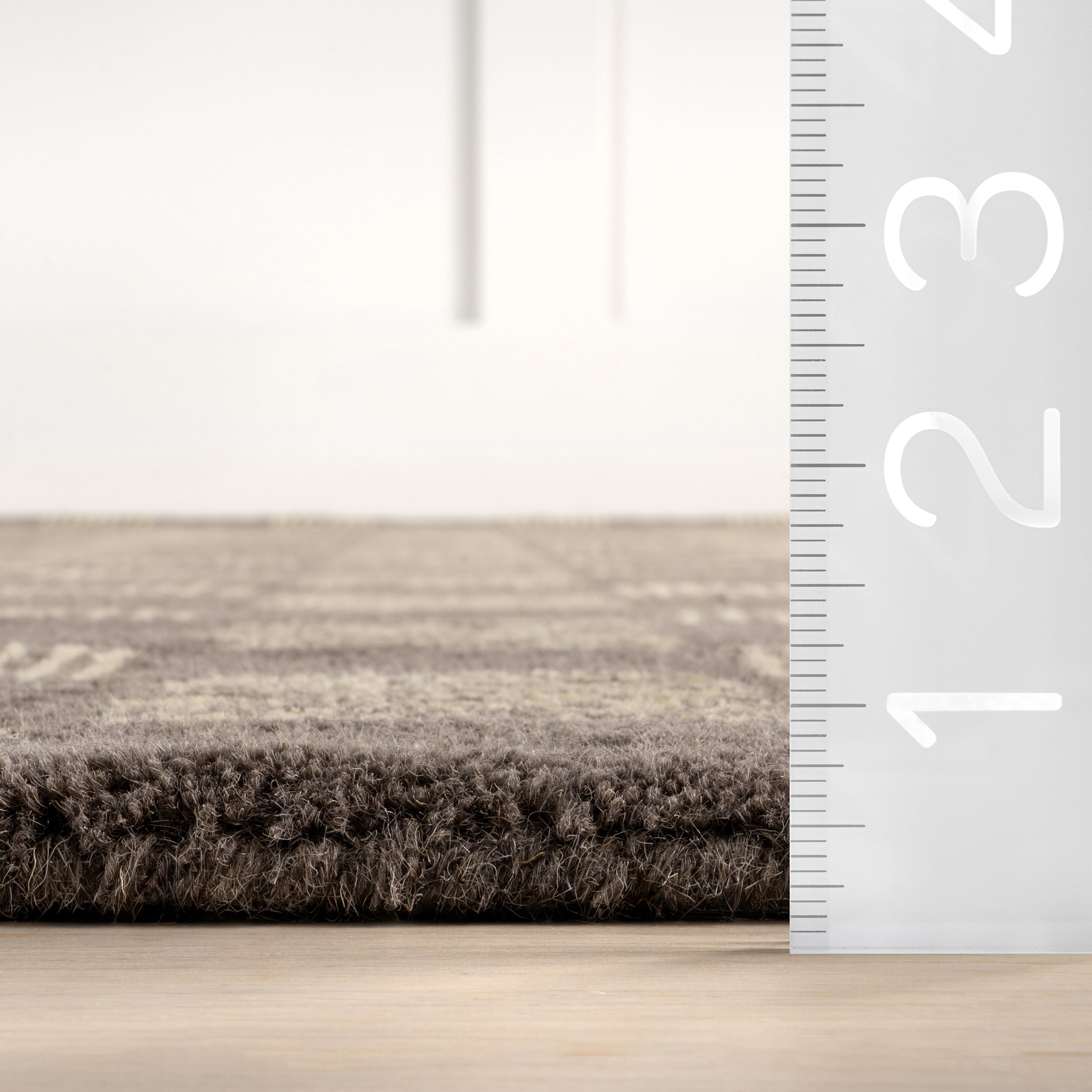Quince Checkered Wool Area Rug - Image 19