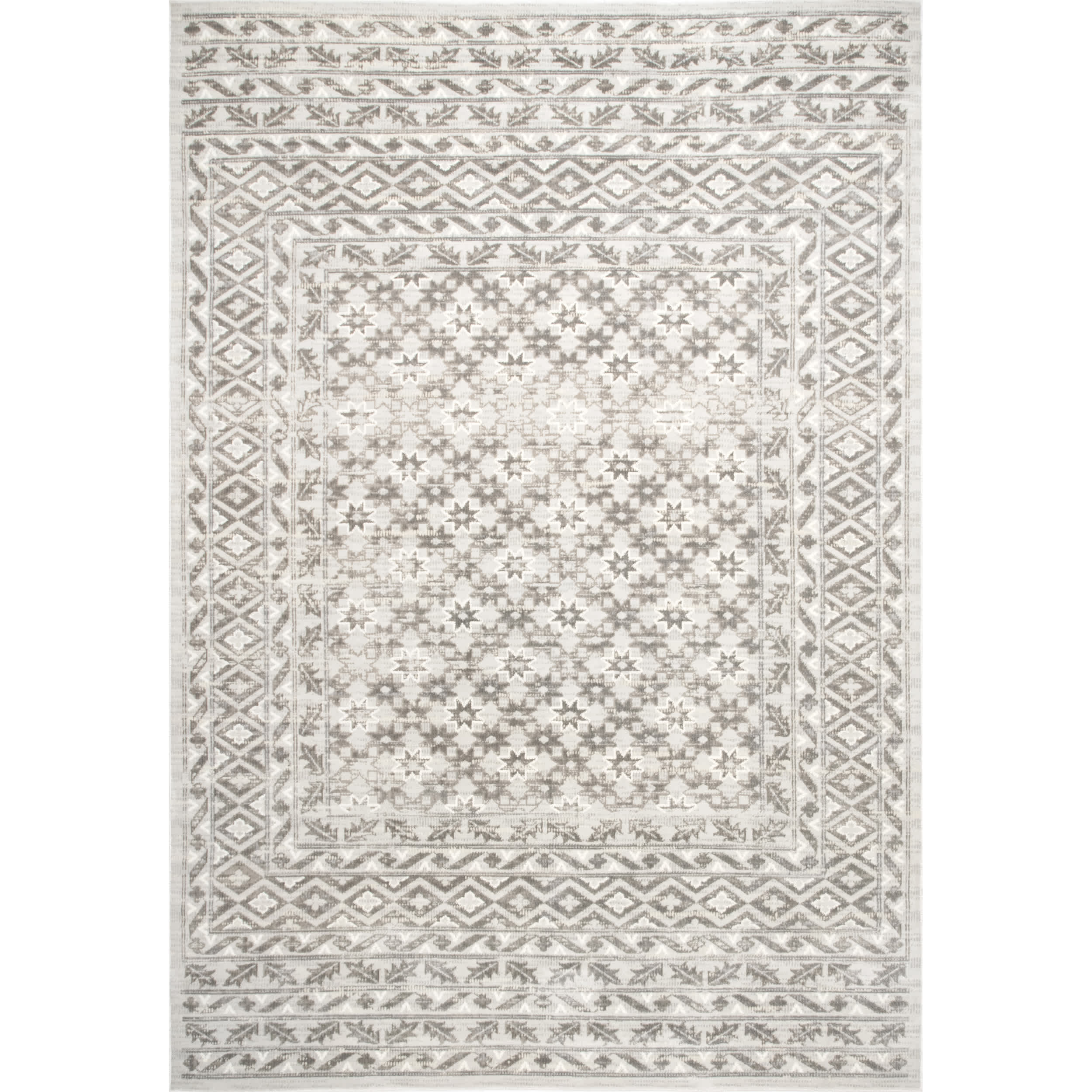 Harley Distressed Trellis Area Rug