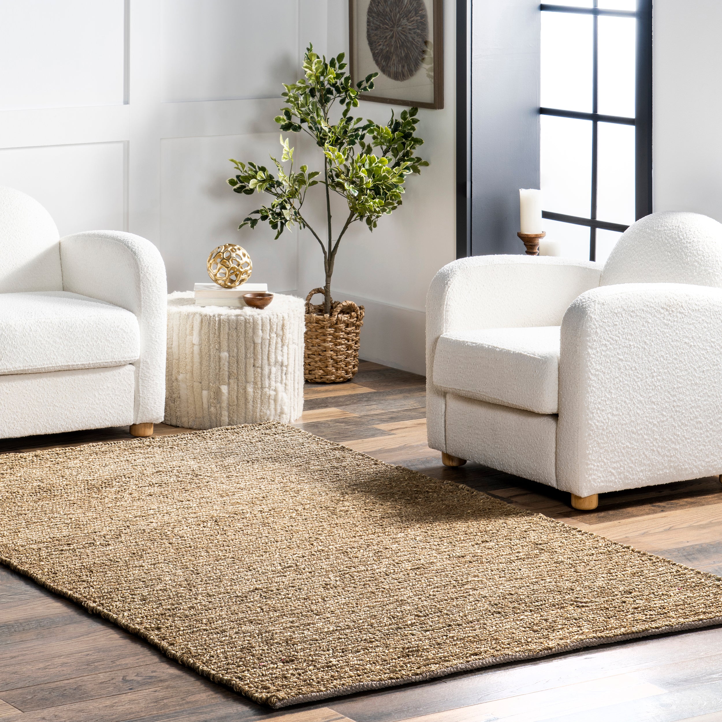 Jeannie Casual Seagrass Area Rug - Image 2