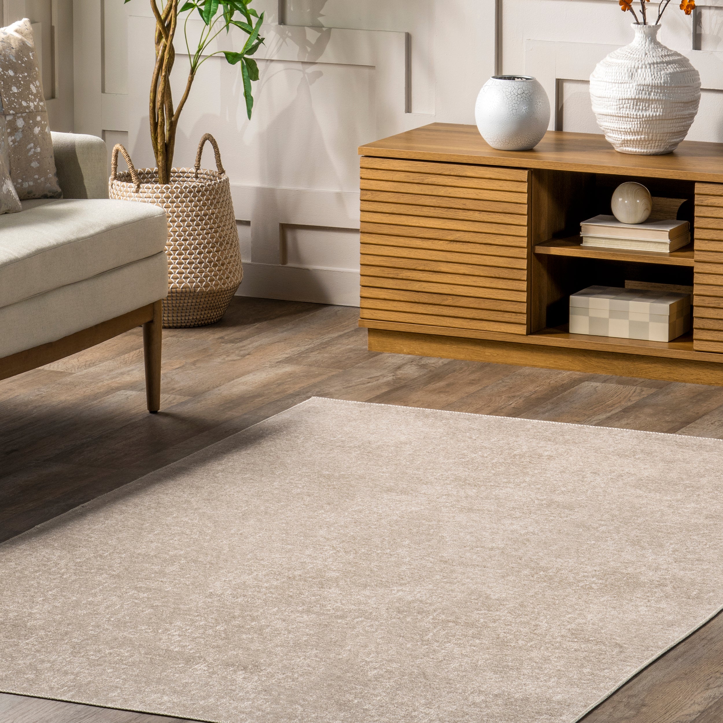 Elspeth Casual Faded Machine Washable Area Rug - Image 9