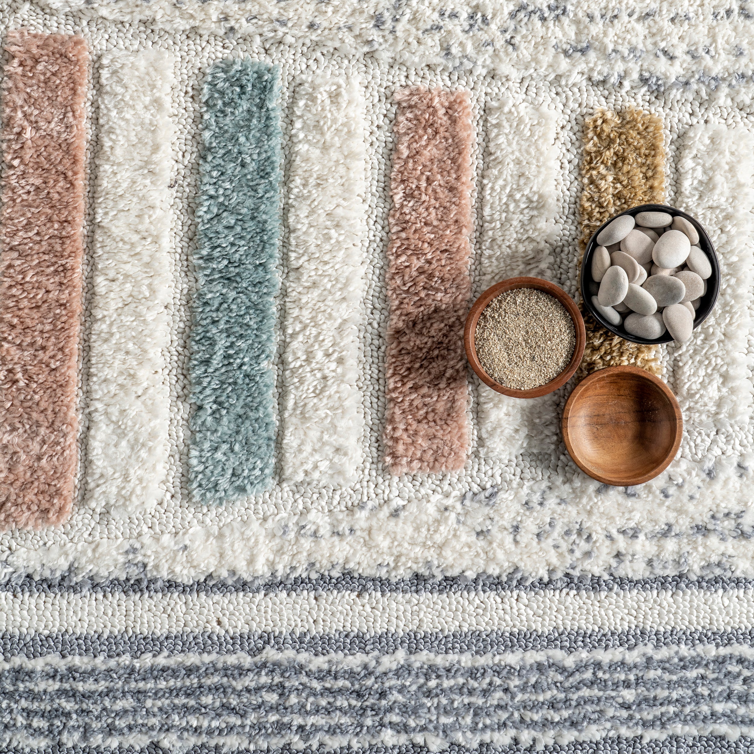 Iria Colorful Pyramid Kids Area Rug - Image 6