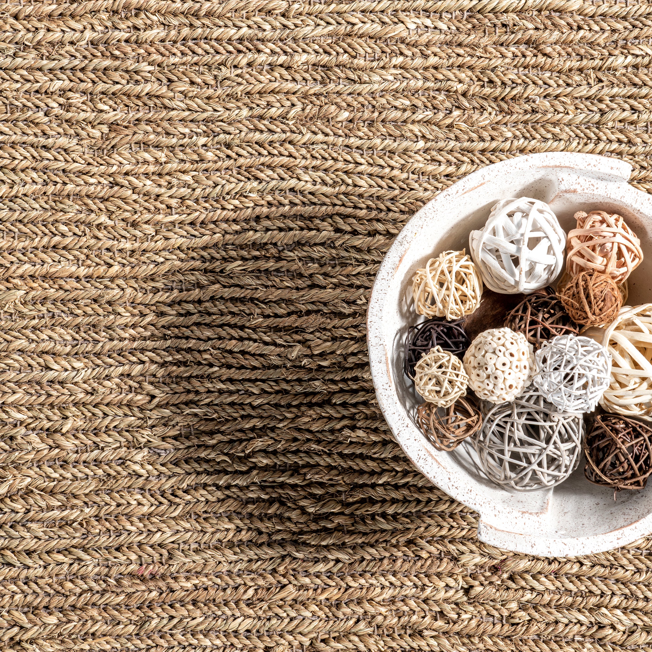Jeannie Casual Seagrass Area Rug - Image 6