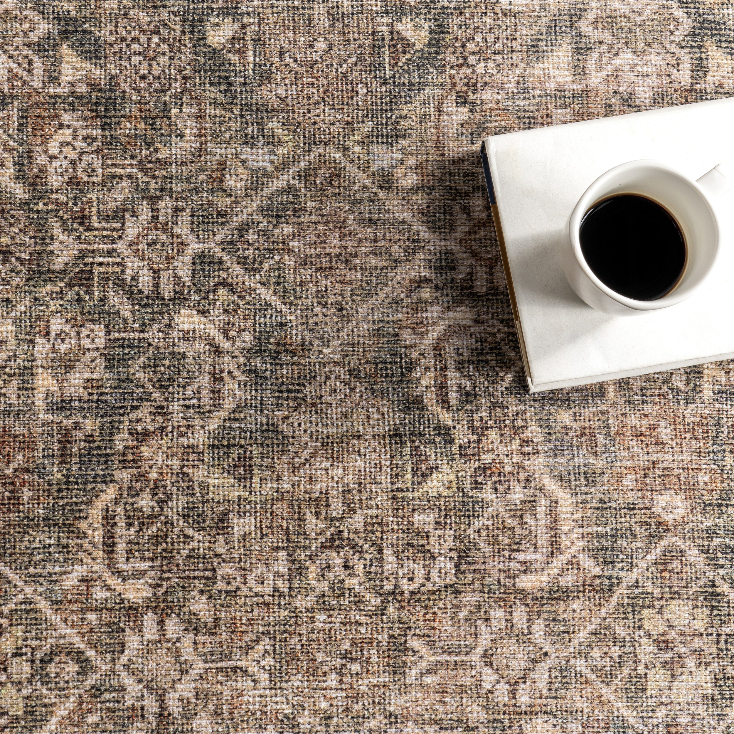 Hillstone Collection Calianna Traditional Vintage Medallion Area Rug - Image 7