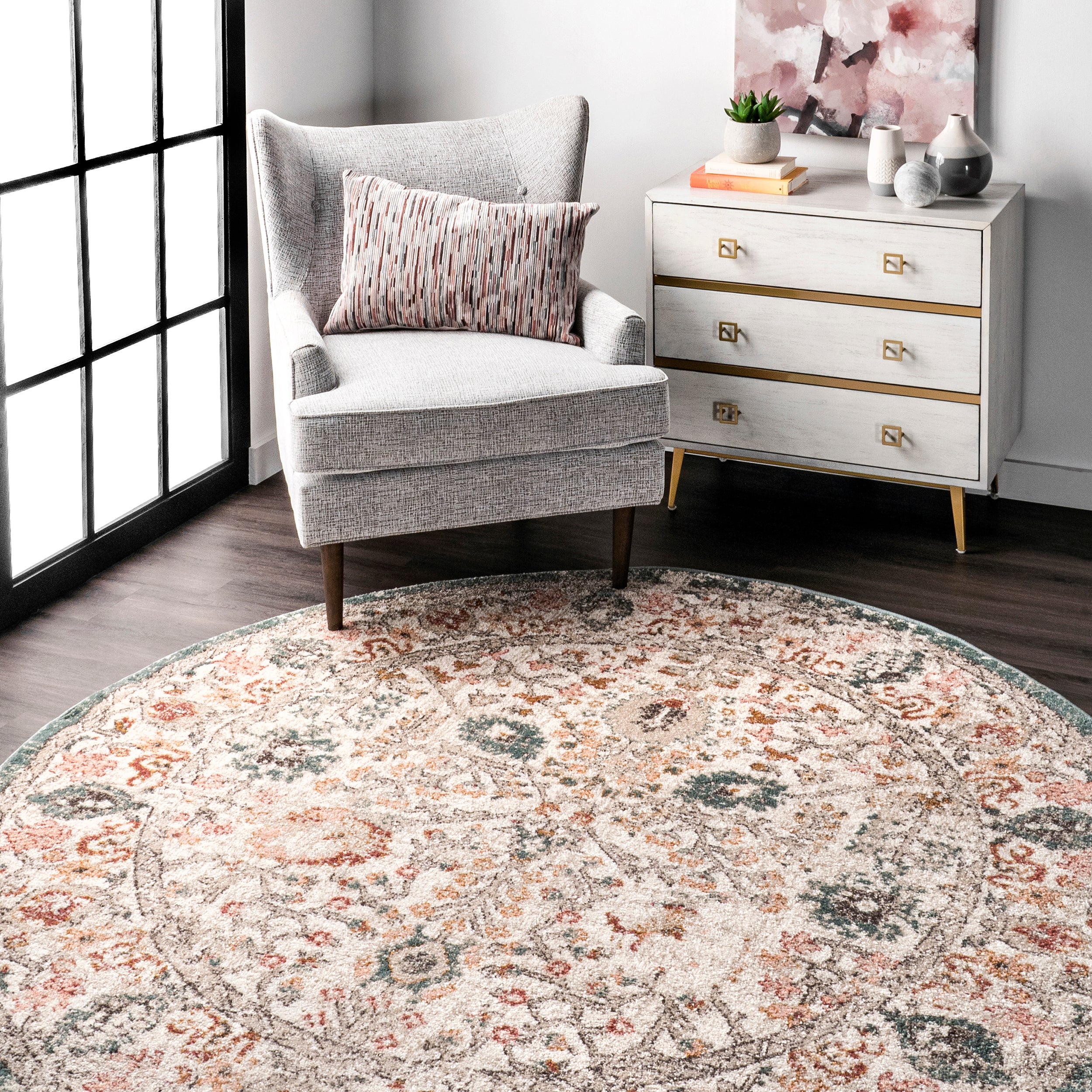 Lenore Vintage Floral Area Rug - Image 10