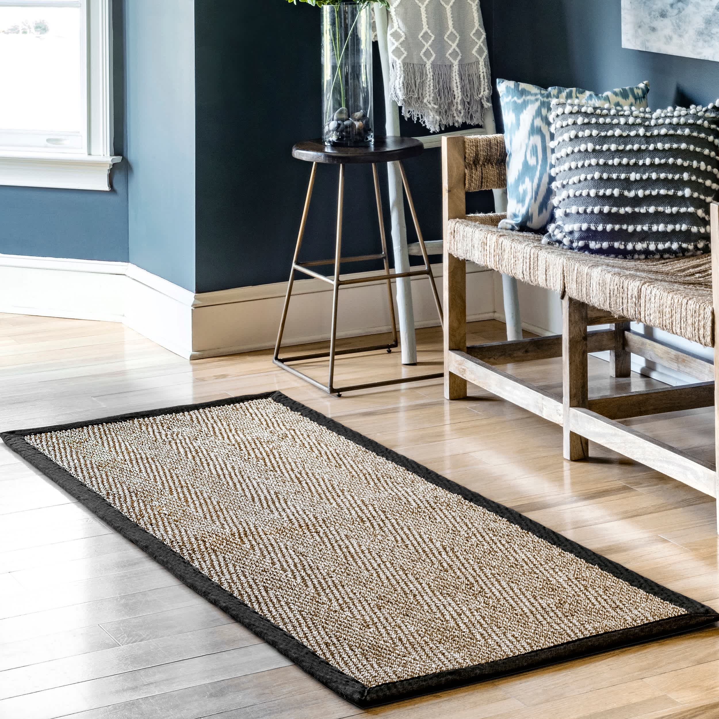 Larnaca Seagrass Herringbone Indoor/Outdoor Area Rug - Image 11