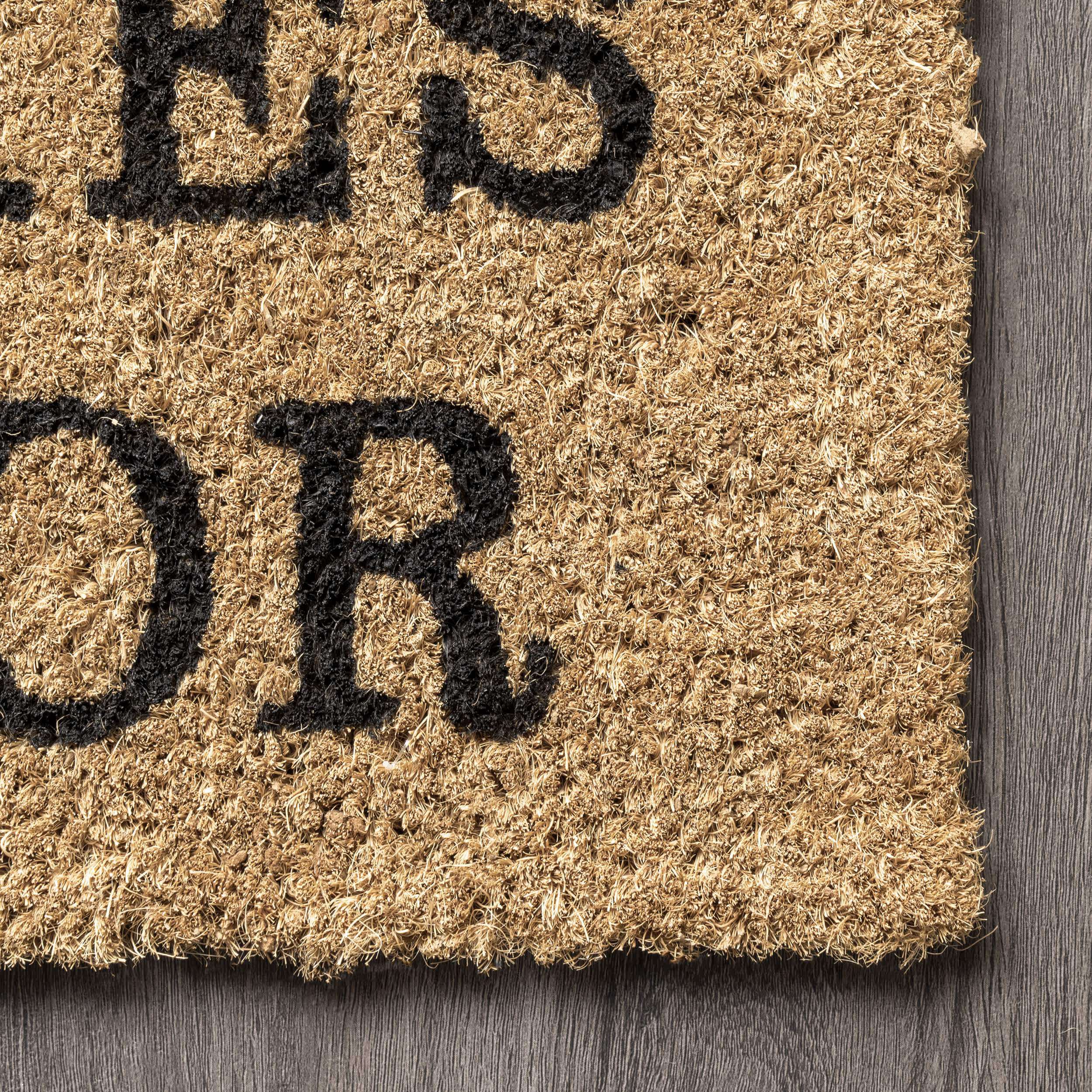 Leave Shoes and Worries Coir Doormat - Image 4