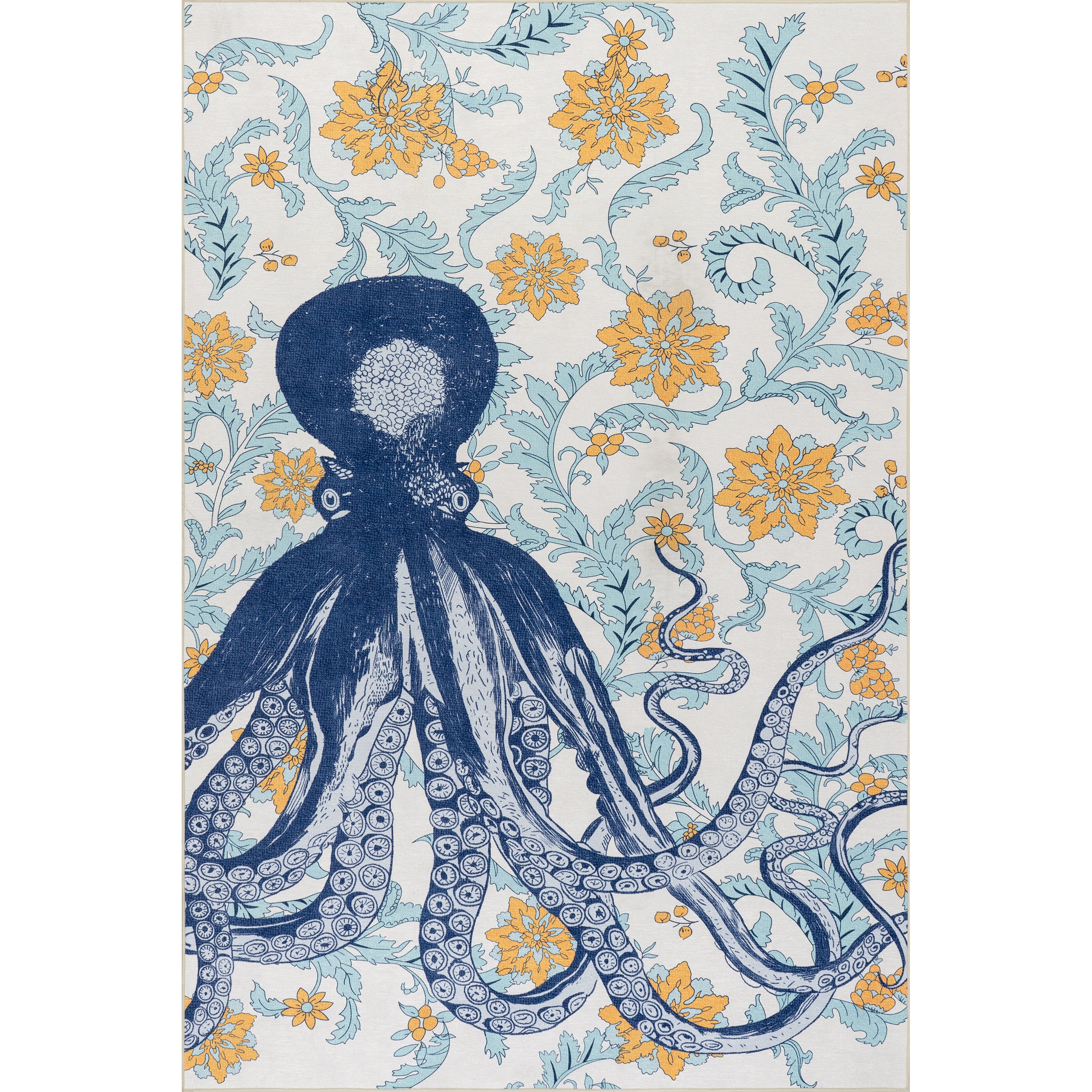 Noori Coastal SplashGuard Machine Washable Area Rug