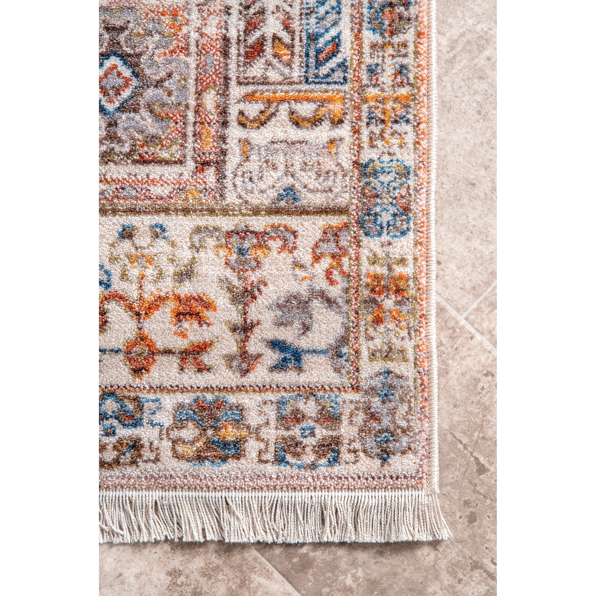 Farley Medallion Fringe Area Rug - Image 27