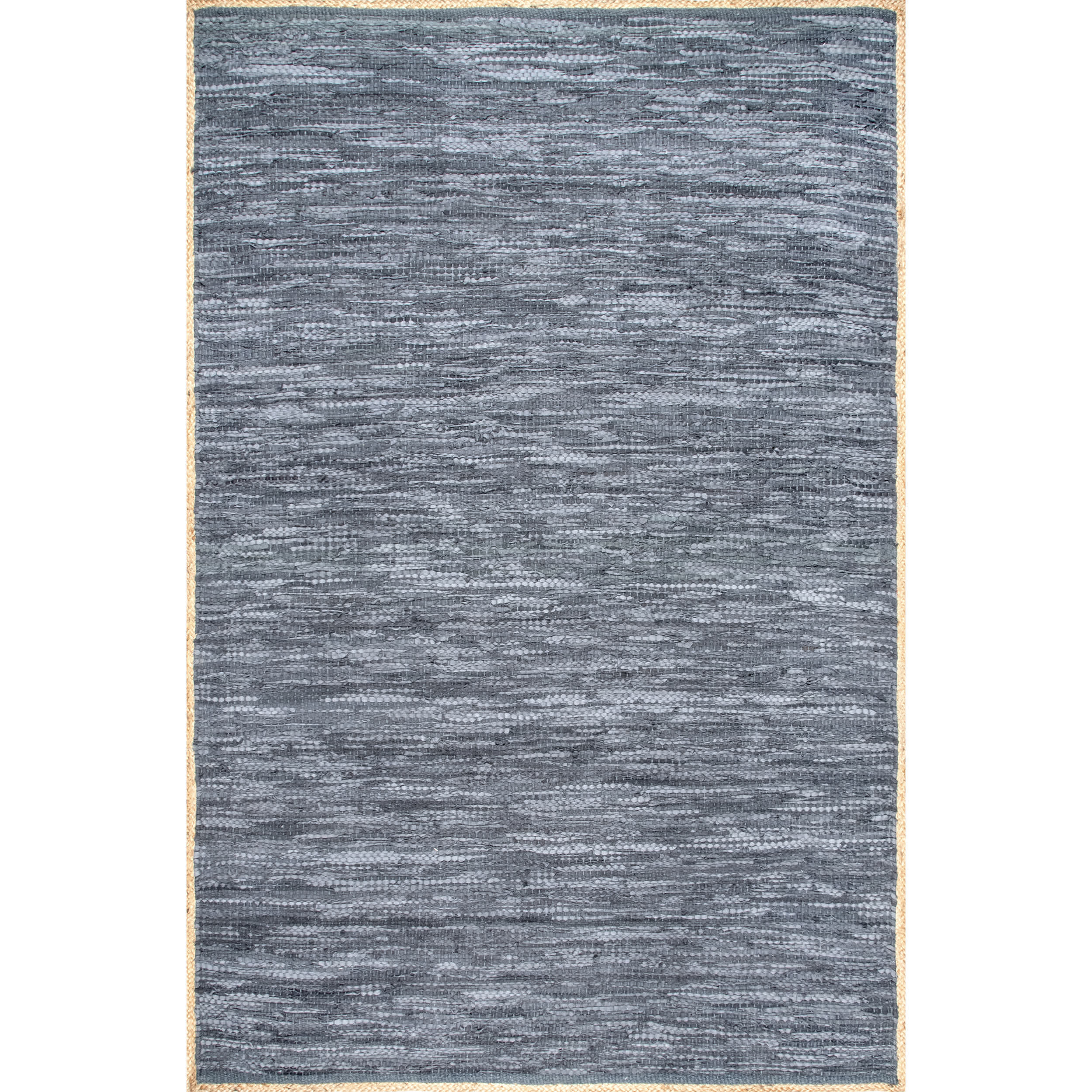 Sabby Hand Woven Leather Flatweave Area Rug - Image 7