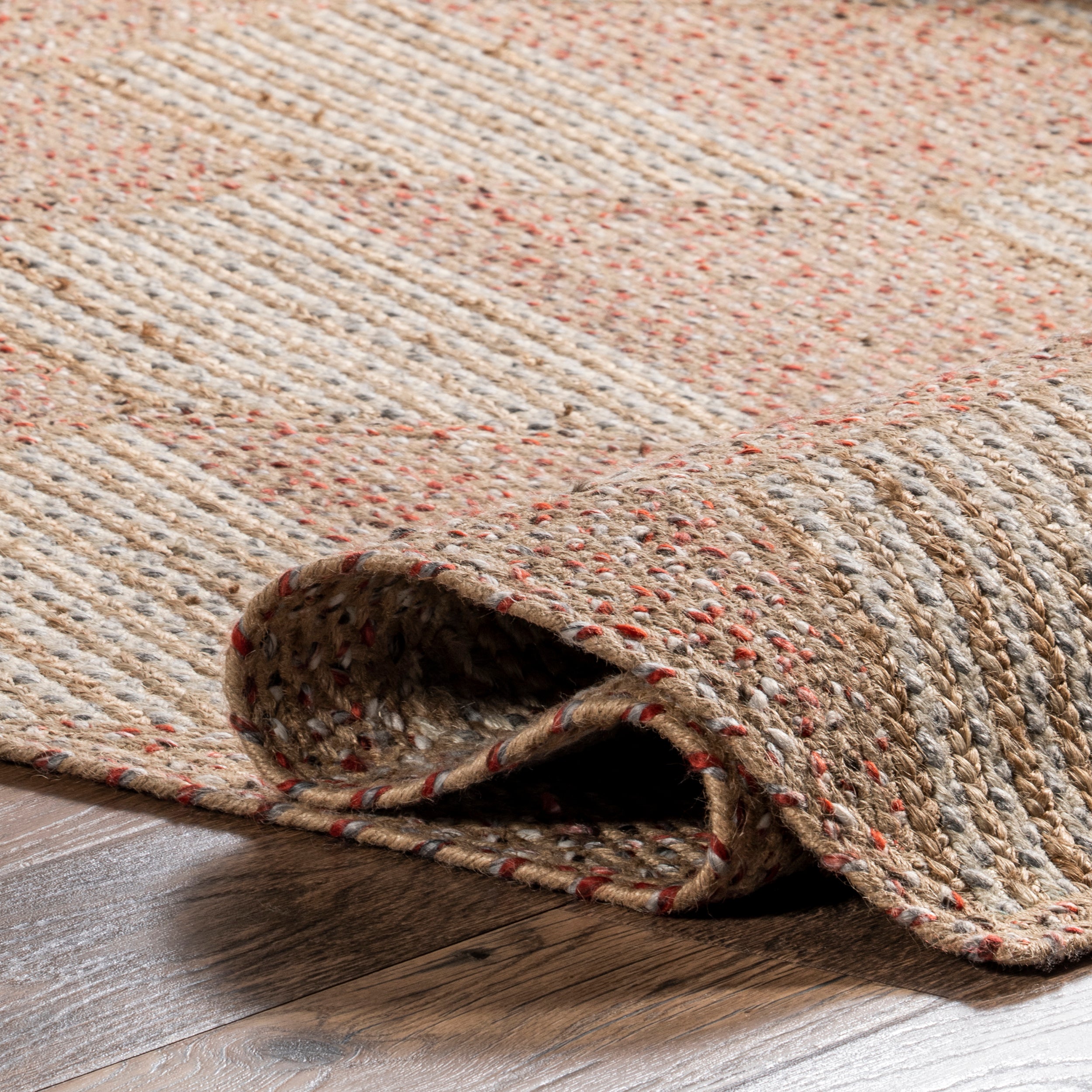 Mitzy Casual Honeycomb Jute Area Rug - Image 4