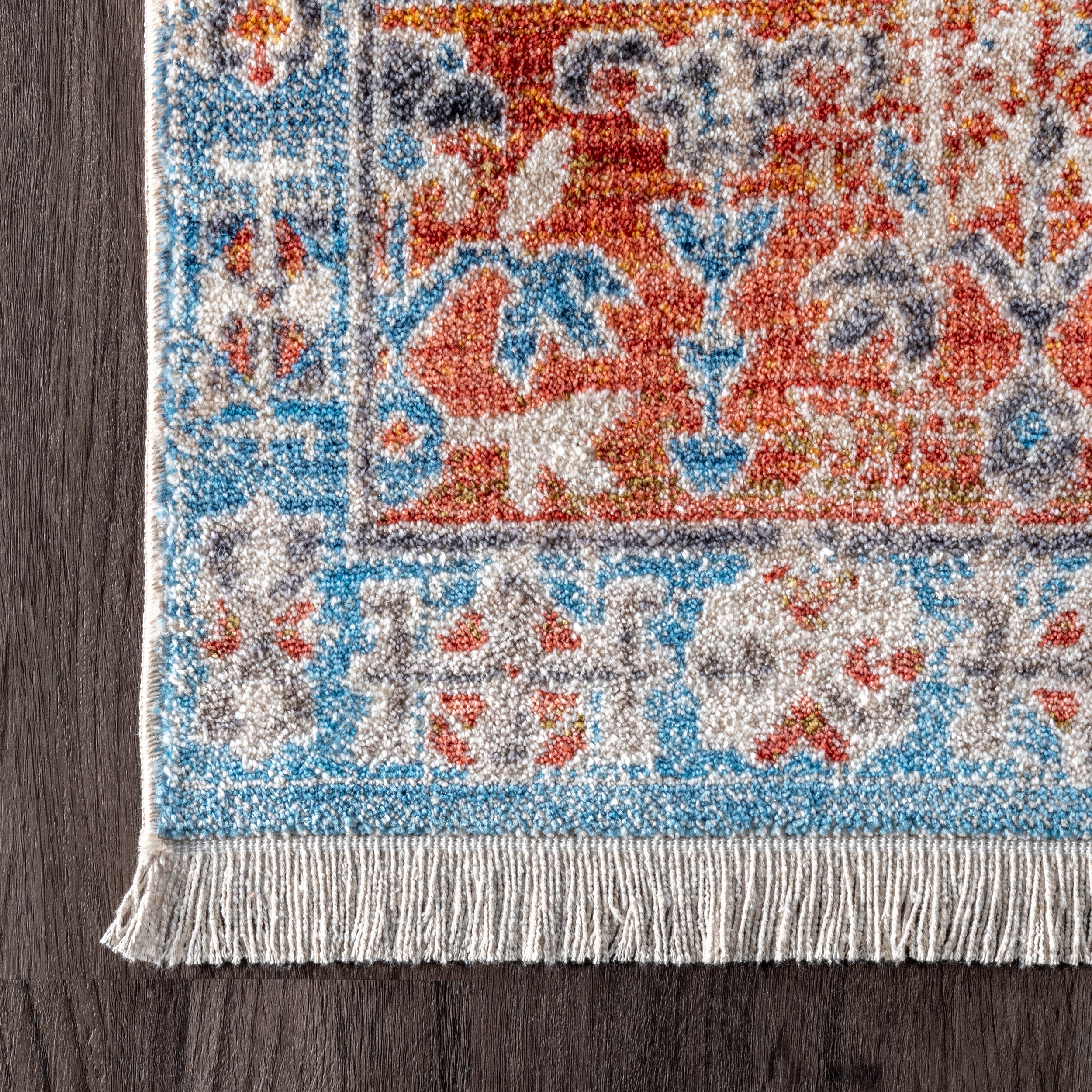 Farley Medallion Fringe Area Rug - Image 5