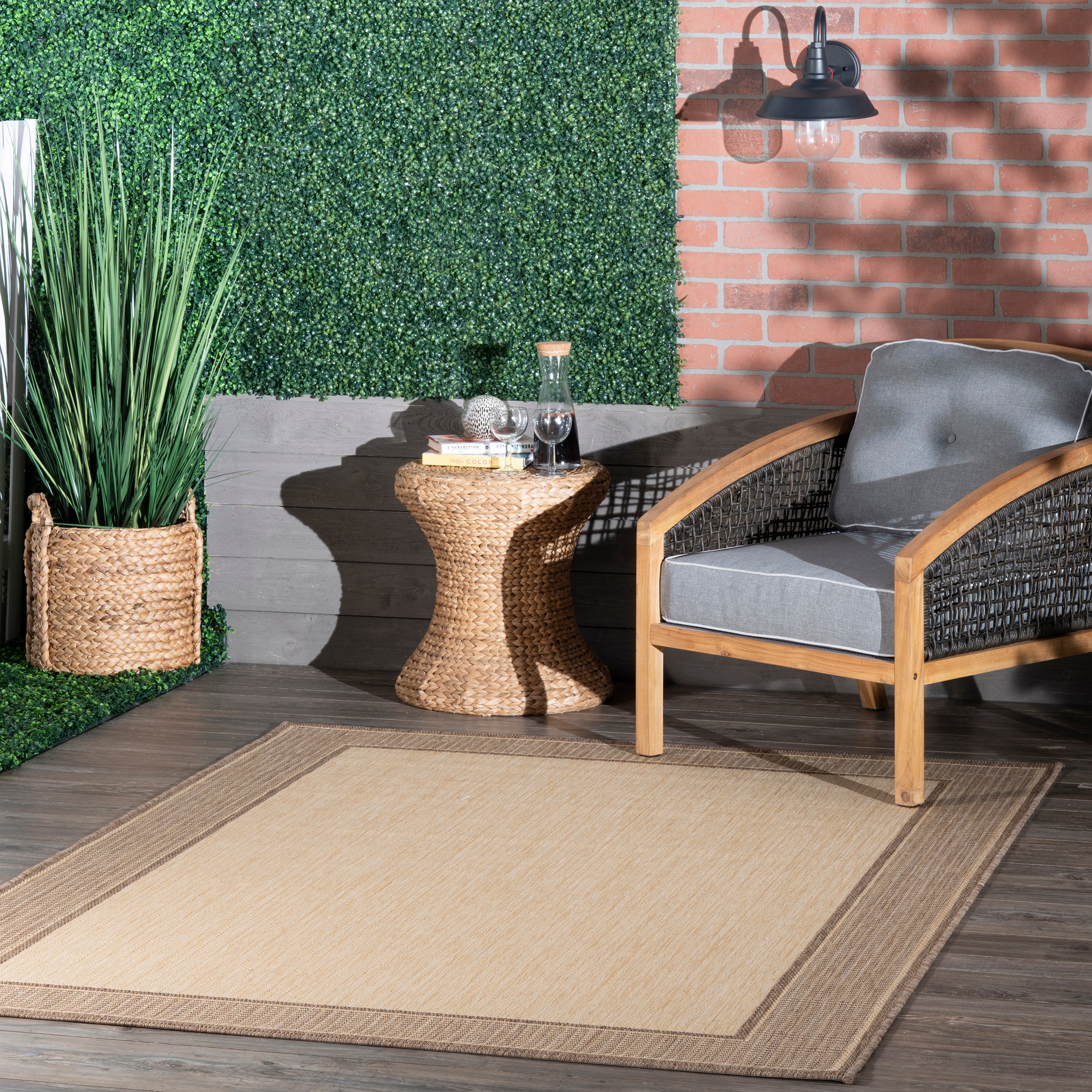 Gris Contemporary Indoor/Outdoor Area Rug - Image 14
