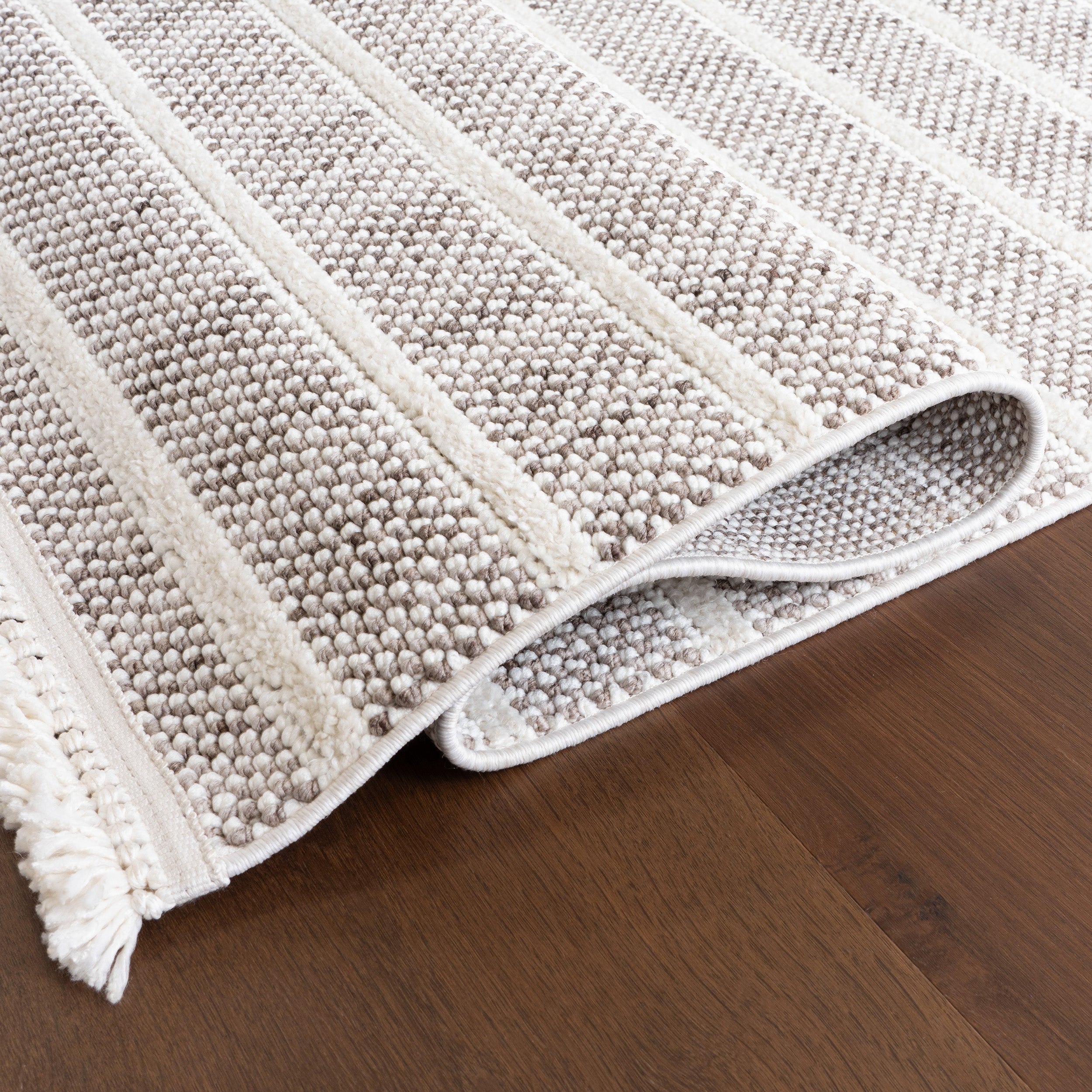 Lucretia Striped Tassels Area Rug - Image 4
