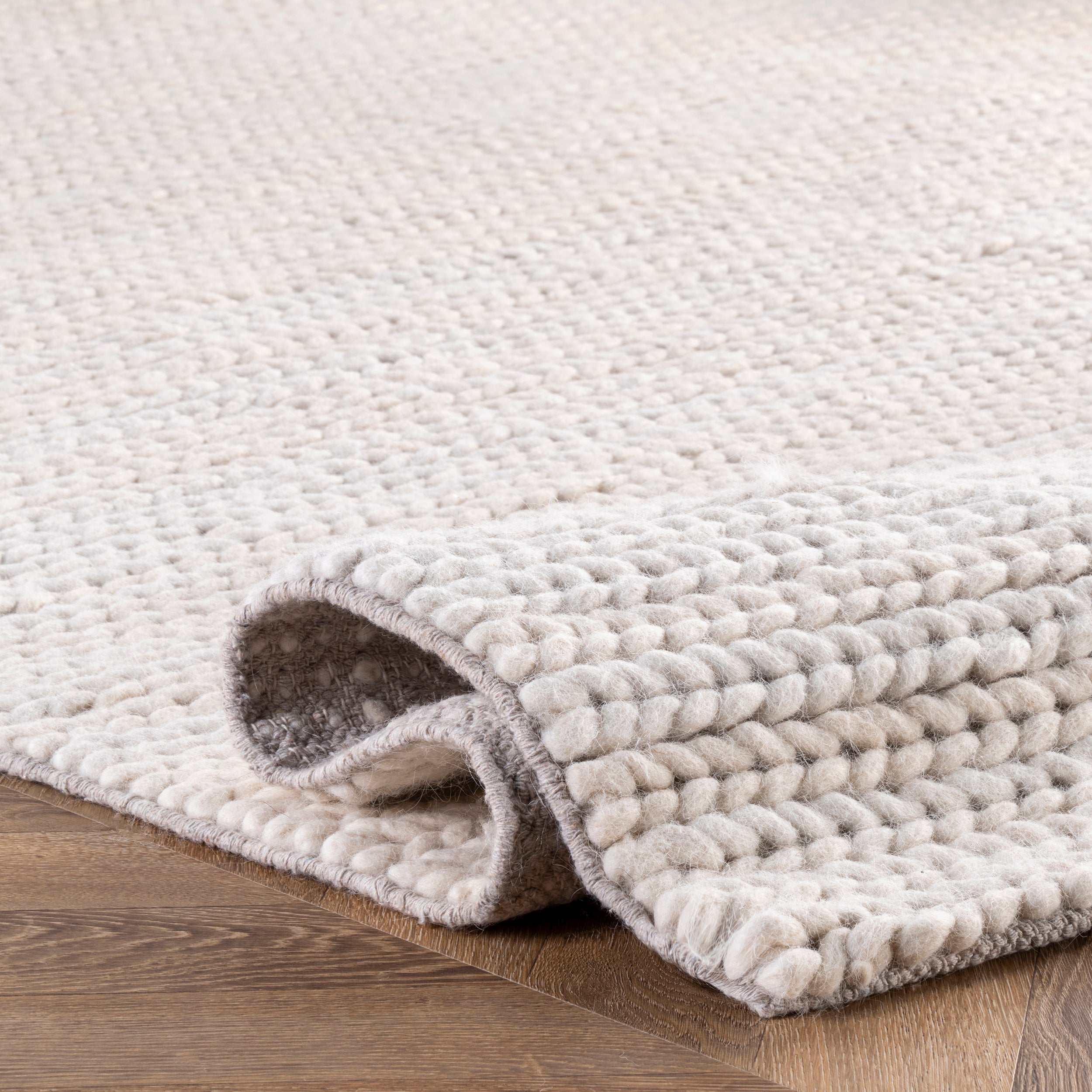 Penelope Braided Wool Area Rug - Image 4