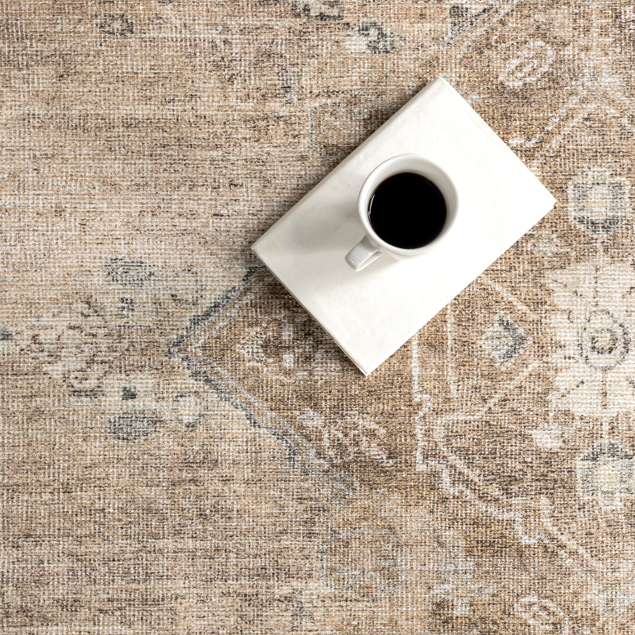 Hillstone Collection Ahmeira Traditional Vintage Medallion Area Rug - Image 7