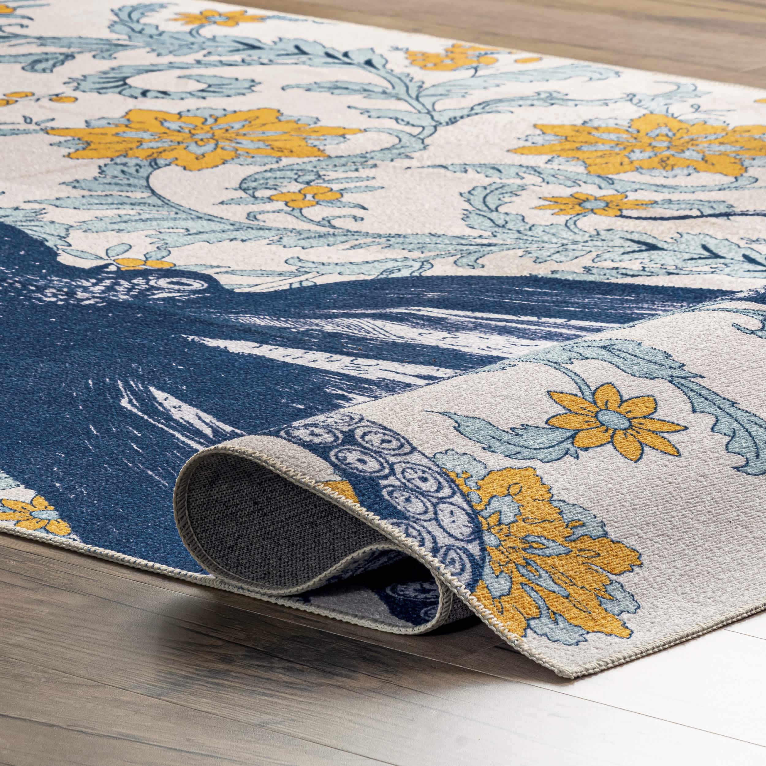 Patricia Machine Washable Octopus Area Rug - Image 4