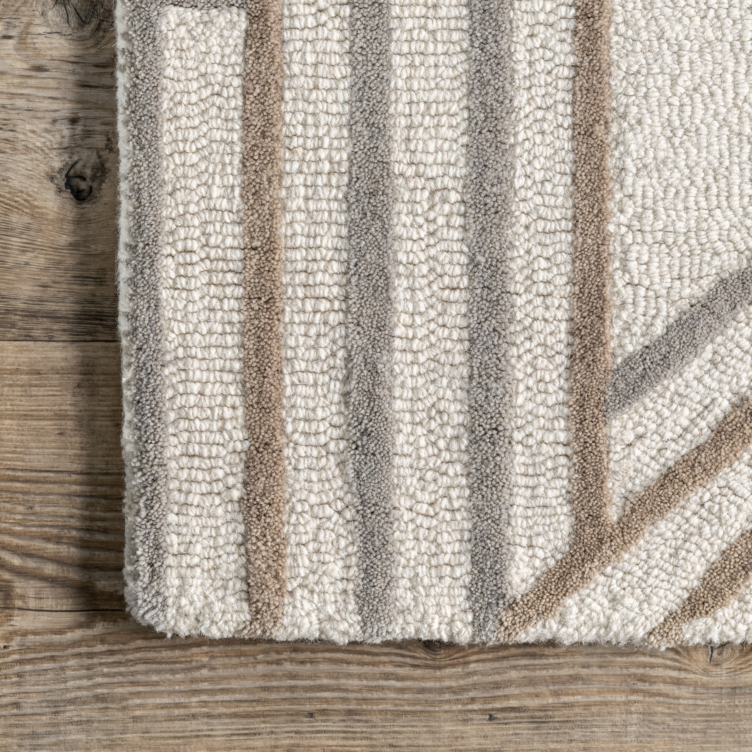 Bonnie Hand Tufted Wool Abstract Area Rug - Image 5