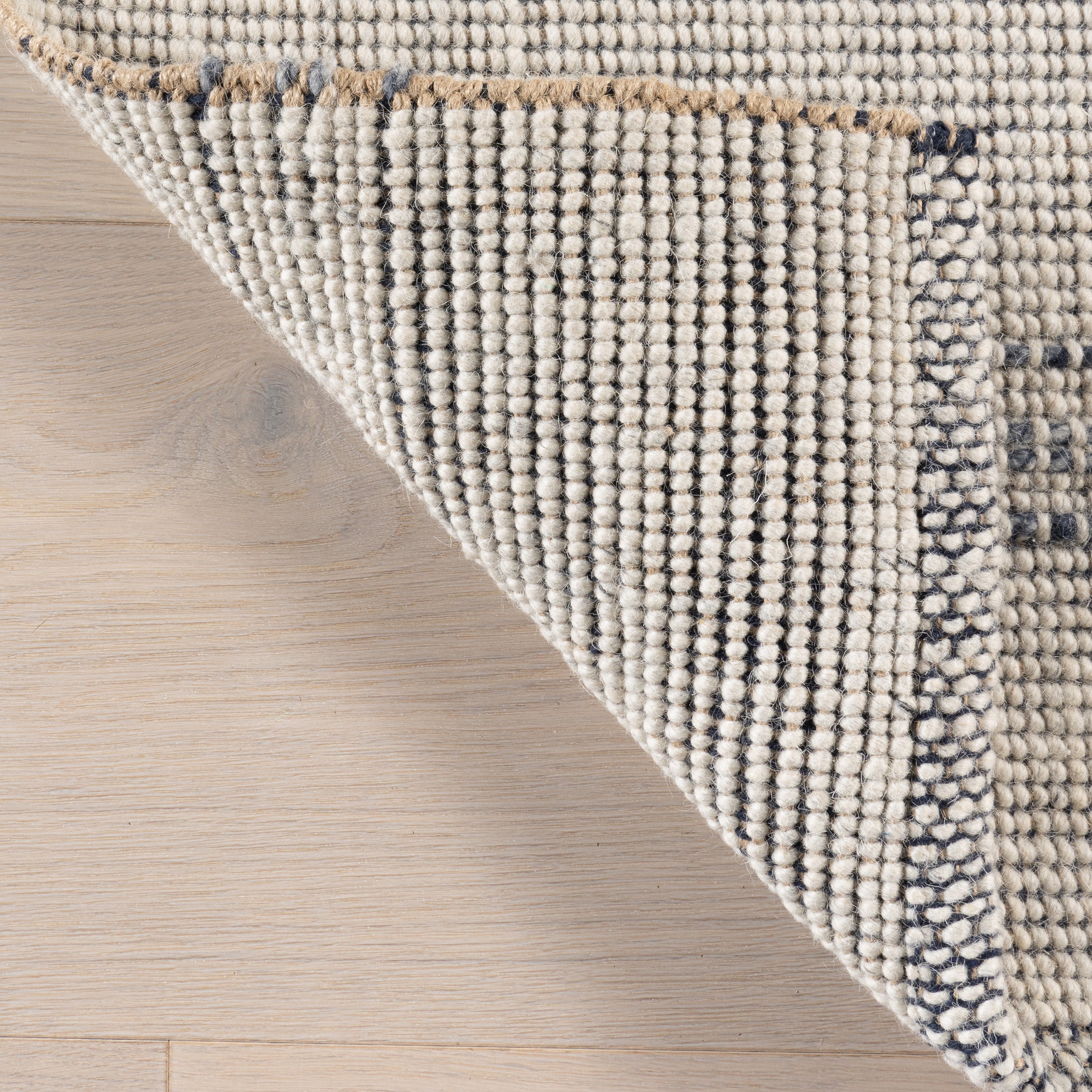 Garnet Striped Wool Area Rug - Image 8