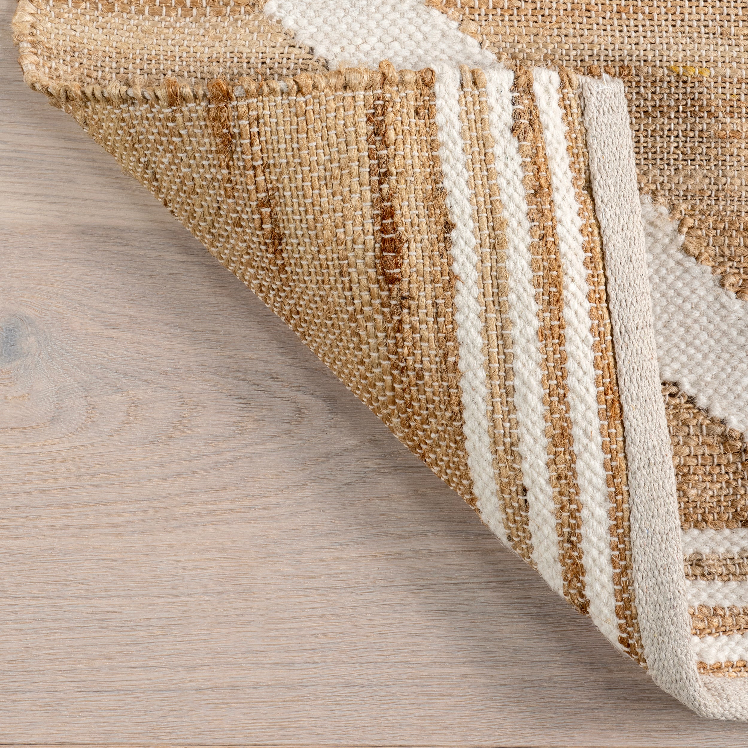 Ambrosia Geometric Tiled Jute Blend Area Rug - Image 7