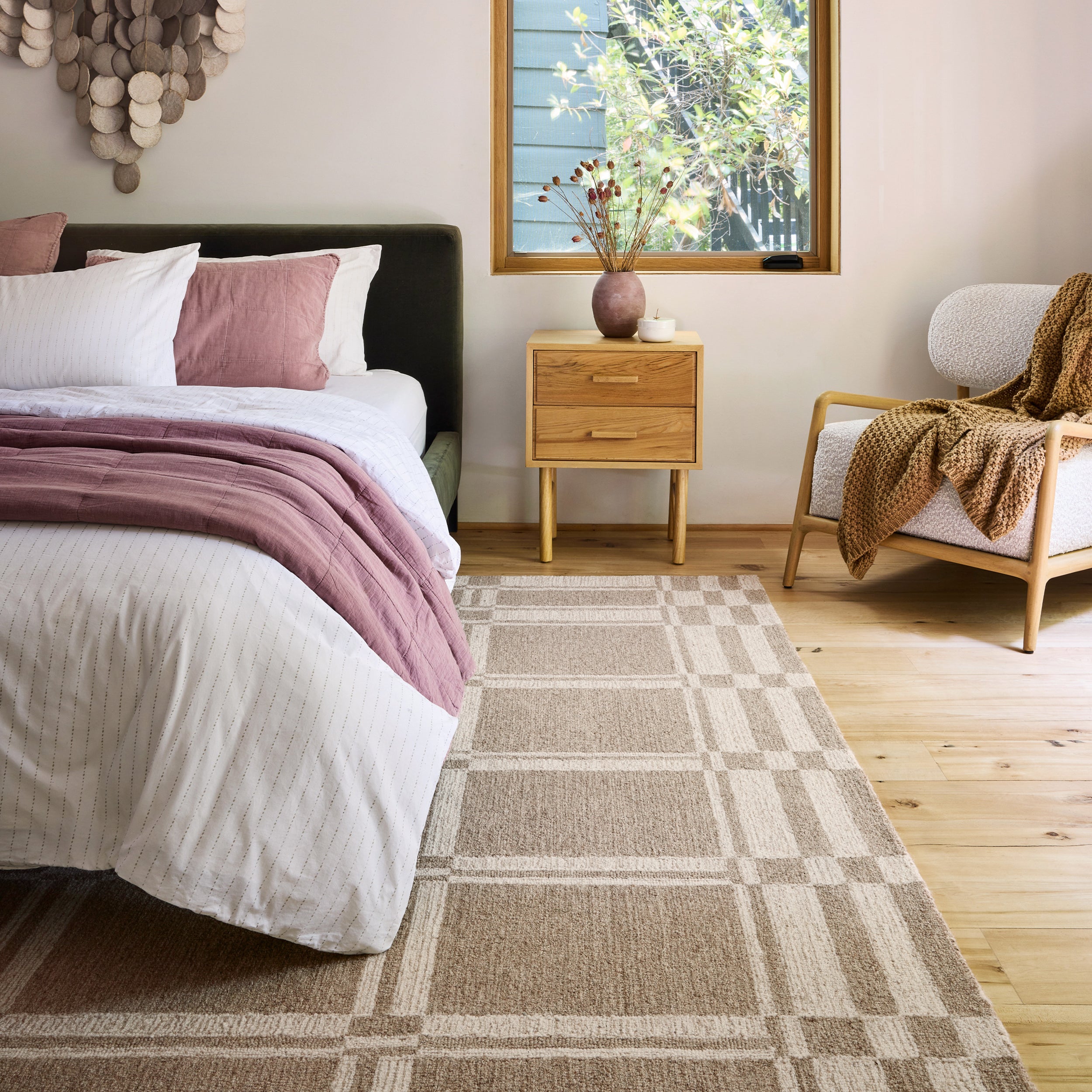 Marlowe Bordered Wool Area Rug - Image 9