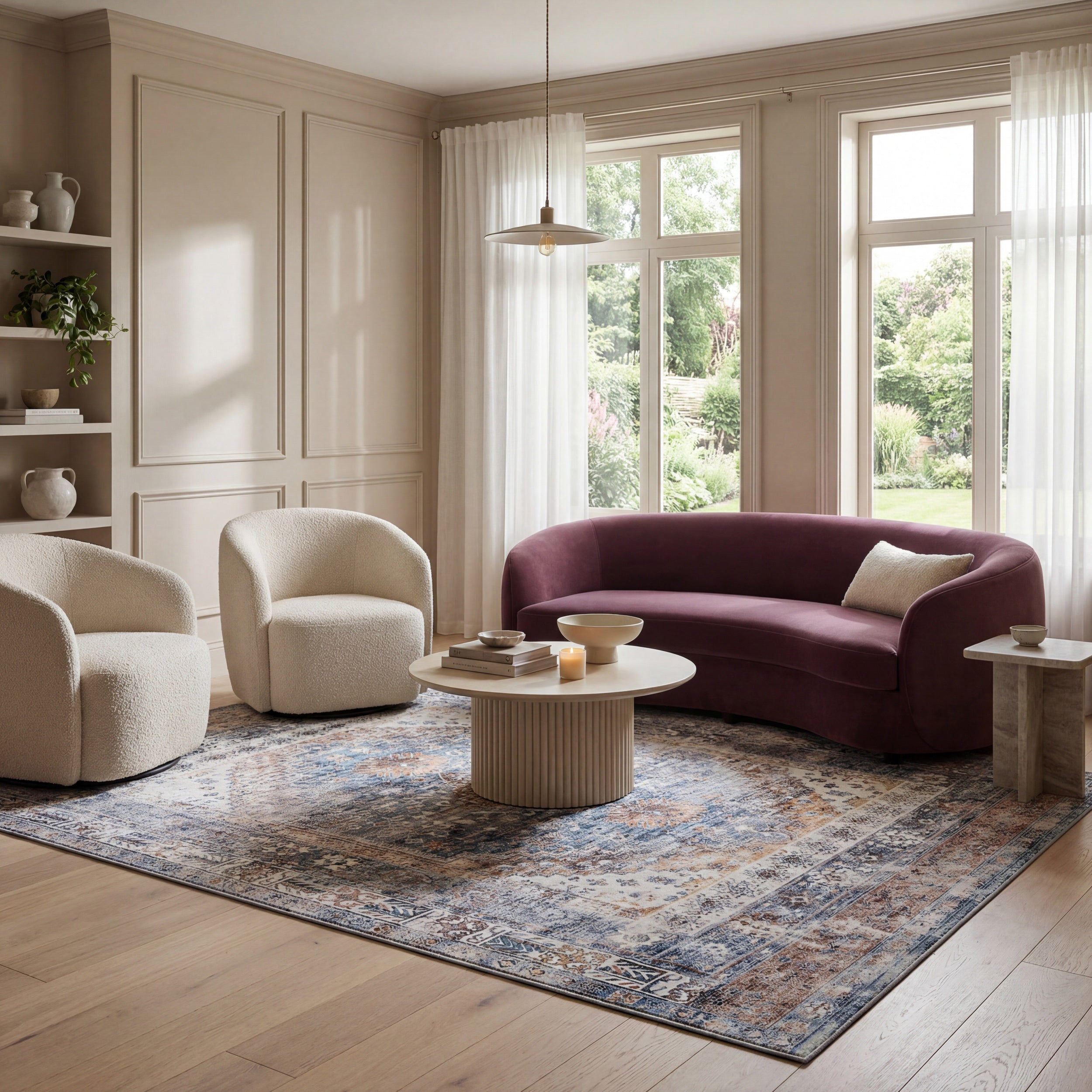 Nuloom Serisse Medallion Washable Rug - Image 2