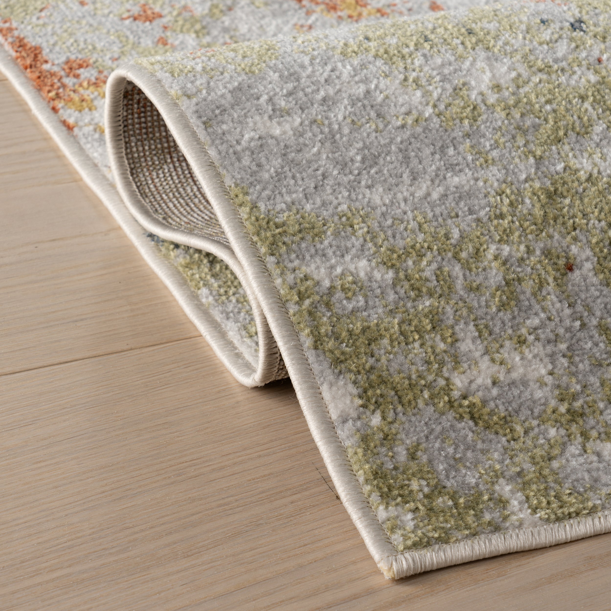 Aaliyah Casual Abstract Machine Washable Area Rug - Image 14