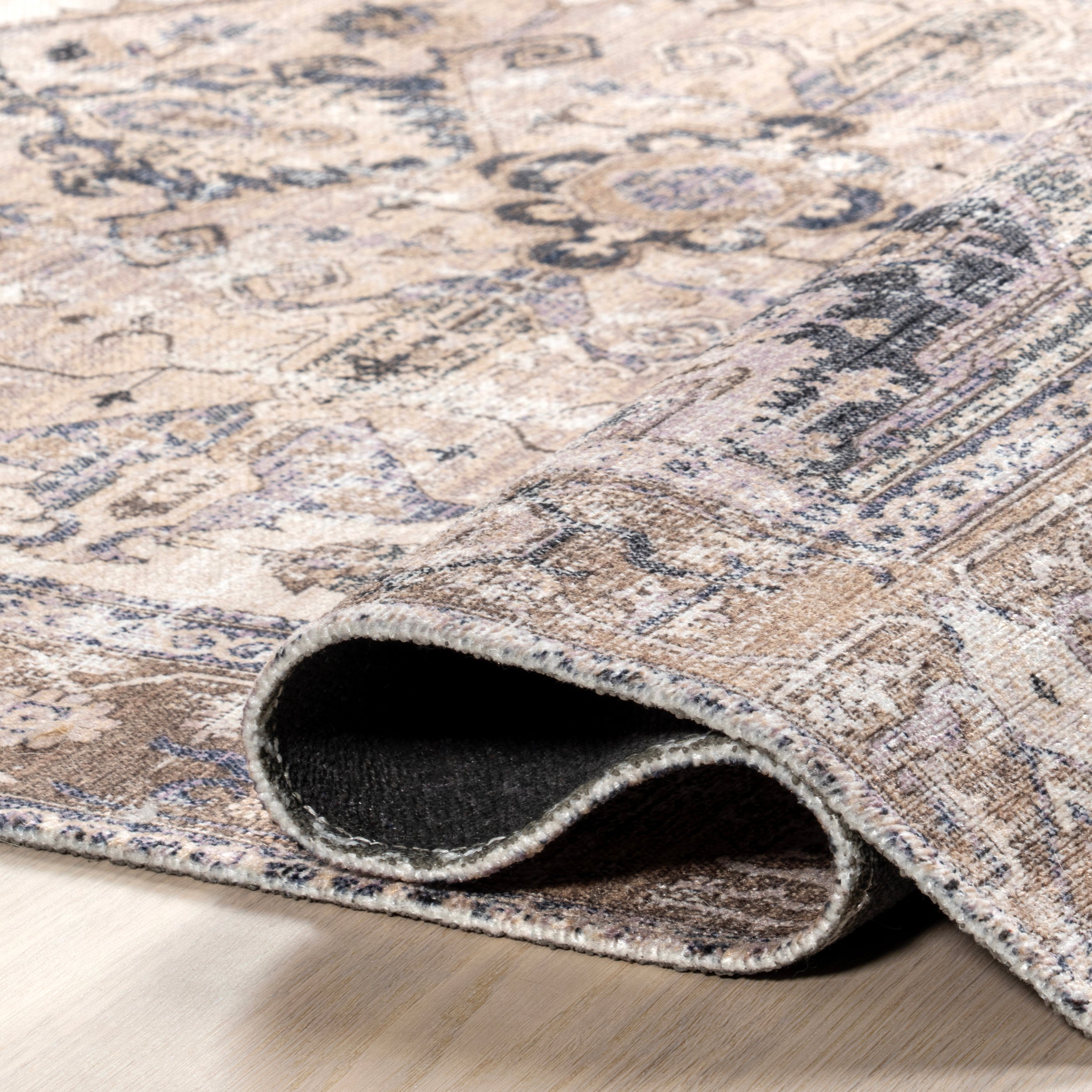 Larkspur Persian Fringed Machine Washable Area Rug - Image 18