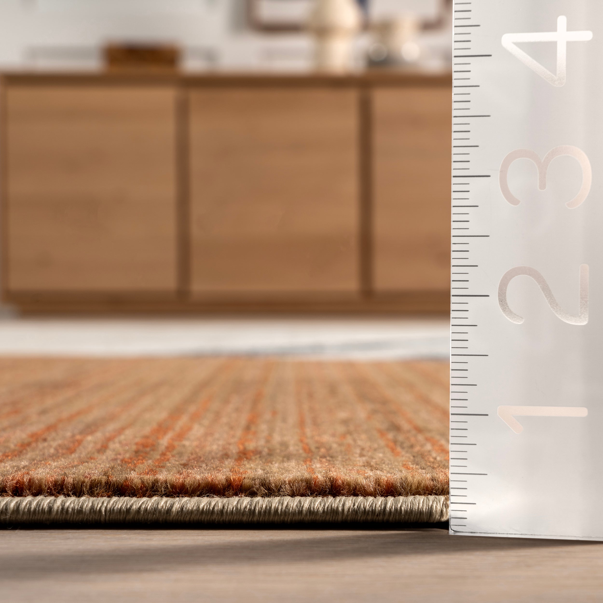 Manaslu Sunrise Fringed Area Rug - Image 3