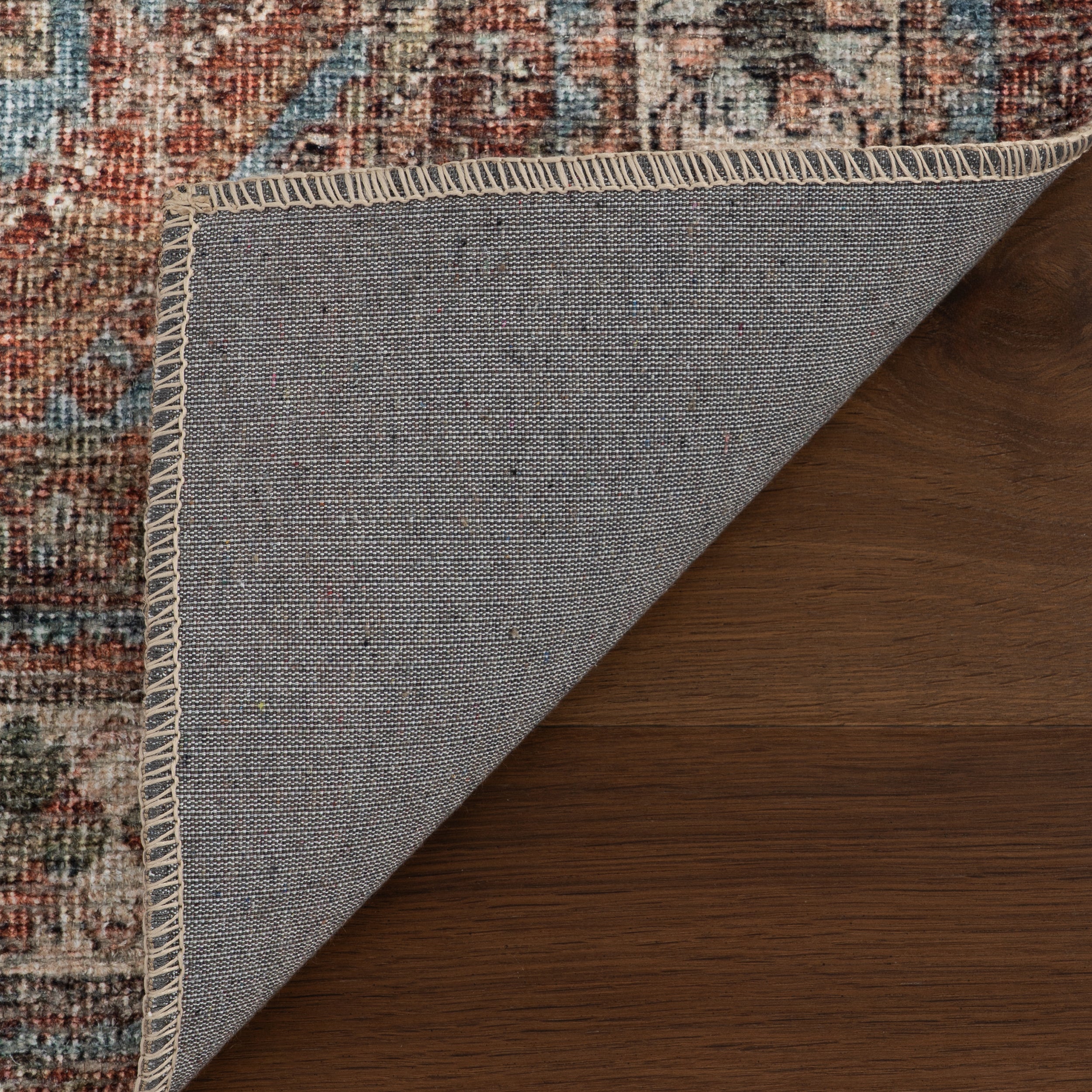 Delirenne Traditional Vintage Floral Rug - Image 7