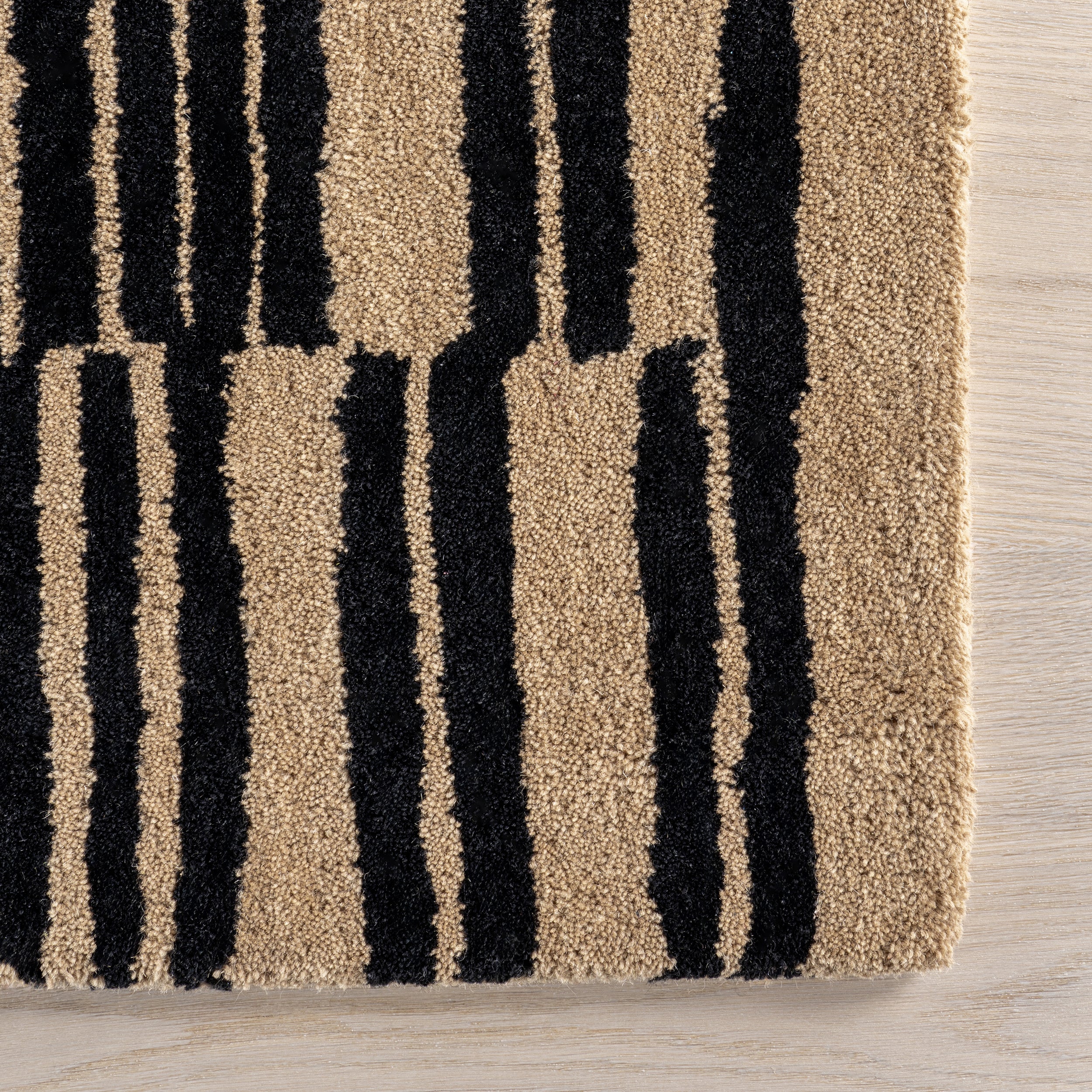 Tara Striped Wool Area Rug - Image 6