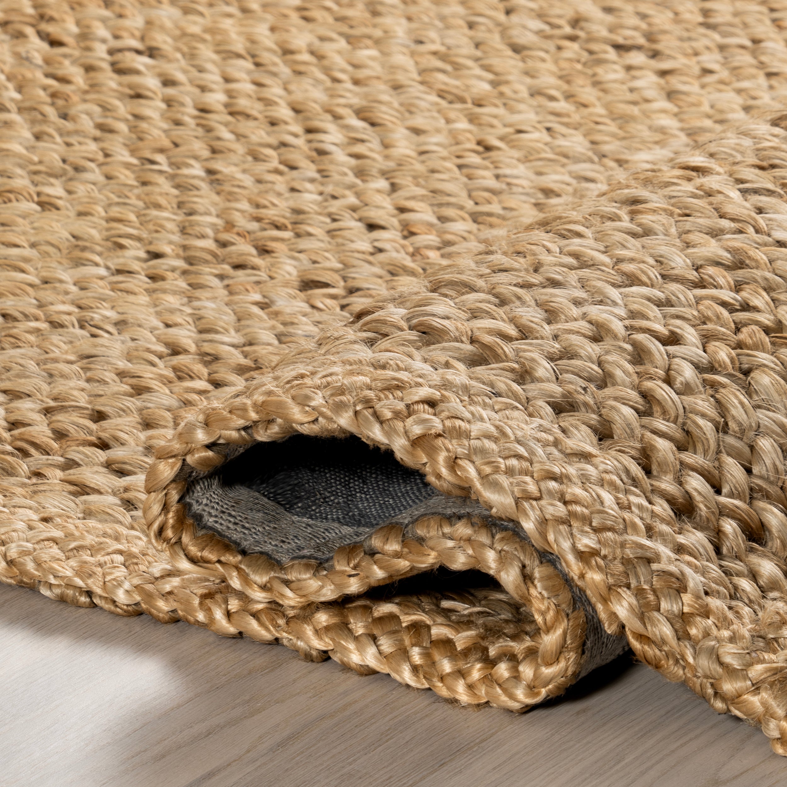 Willow Bordered Jute Area Rug - Image 4