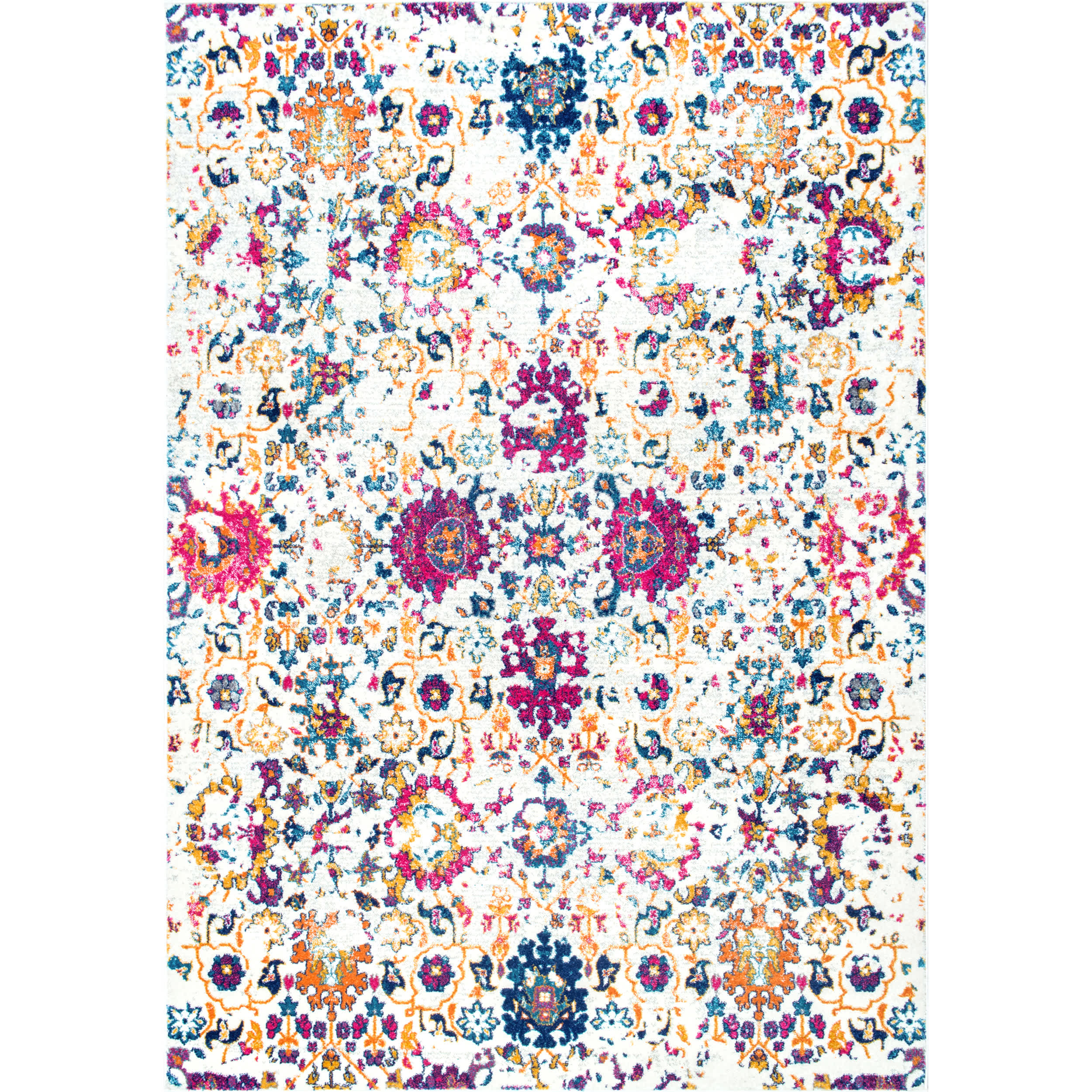 Floral Damask Rosemary Area Rug - Image 10