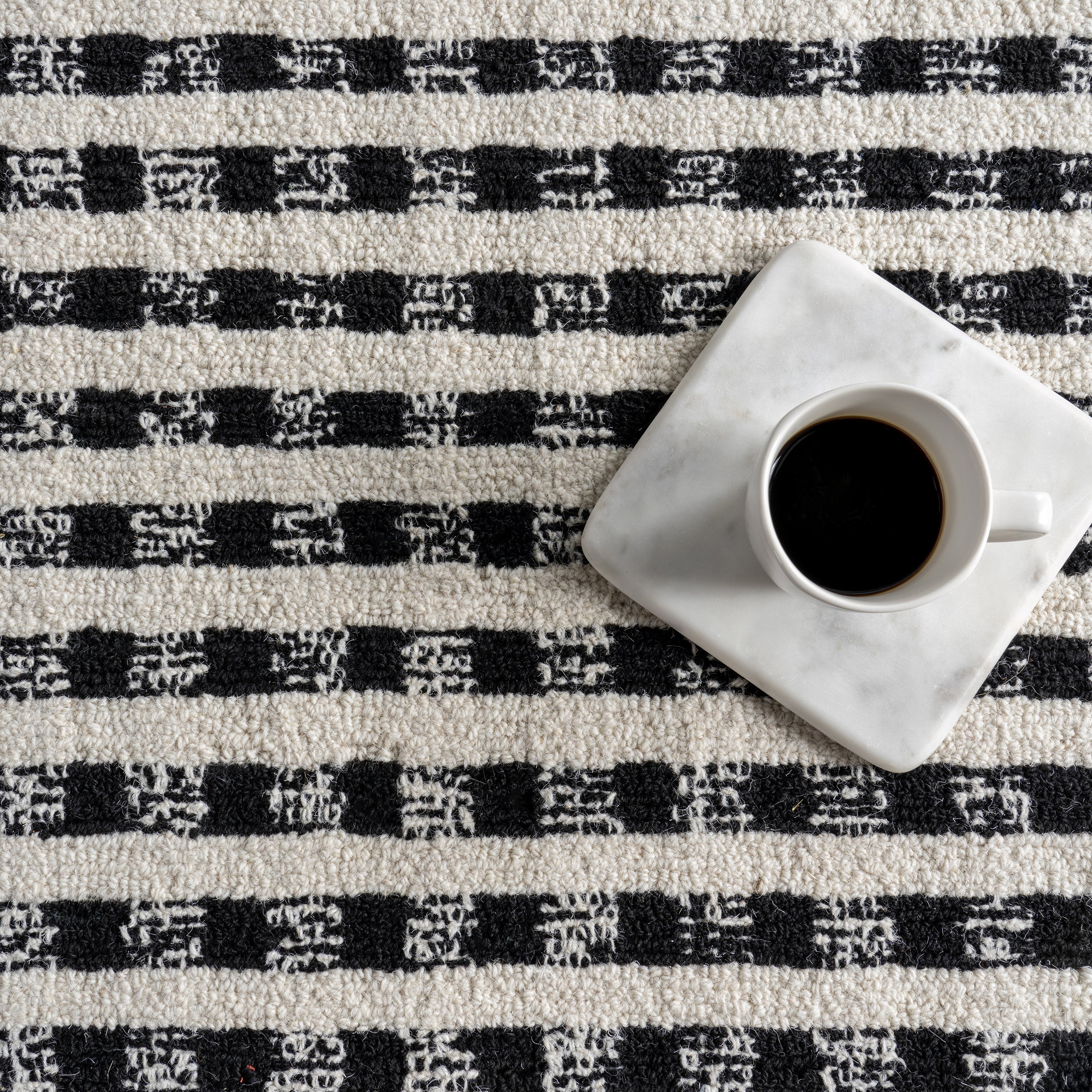 Adahlia Checkered Wool Area Rug - Image 17